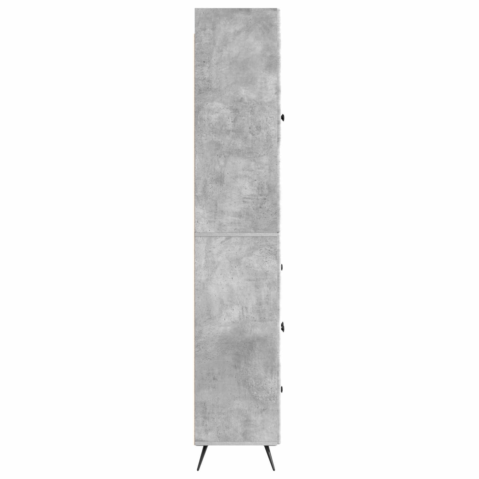 Ensemble de Meubles 2 pcs Gris béton Bois d'ingénierie - XIOS