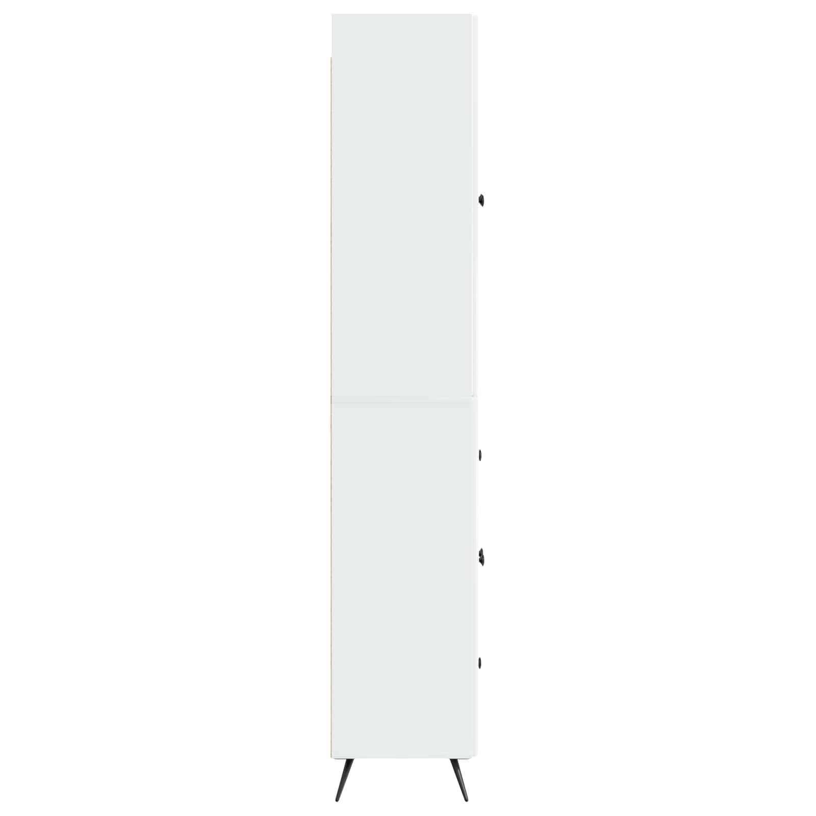 Ensemble de Meubles 2 pcs Blanc brillant Bois d'ingénierie - XIOS