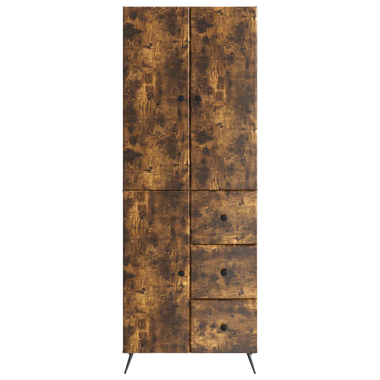 Ensemble de Meubles 2 pcs Chêne fumé Bois d'ingénierie - XIOS