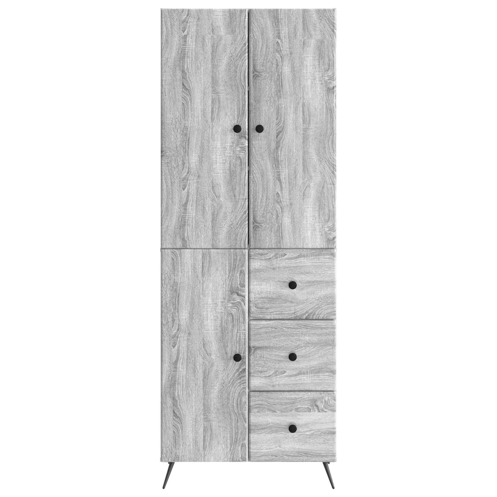 Ensemble de Meubles 2 pcs Sonoma gris Bois d'ingénierie - XIOS