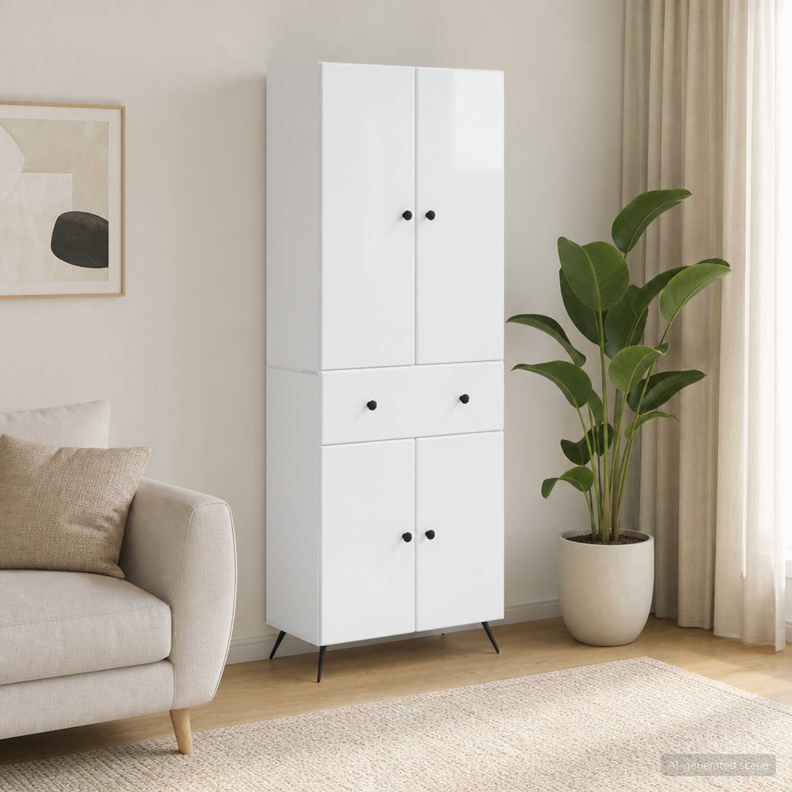 2 pc Blanc brillant - XIOS