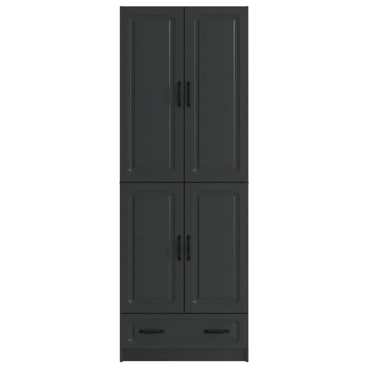 Ensemble de Meubles 2 pc Noir Bois d’ingénierie - XIOS