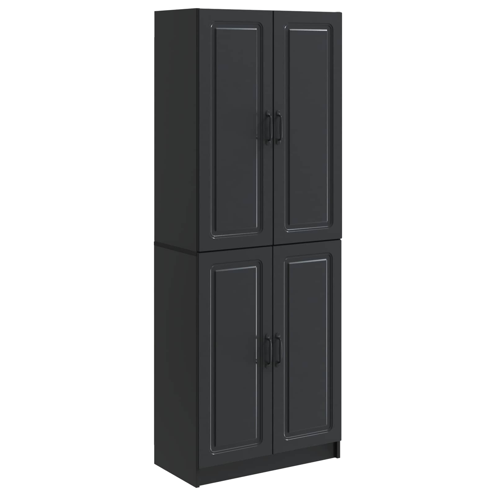 Ensemble de Meubles 2 pcs Noir Bois d'ingénierie - XIOS