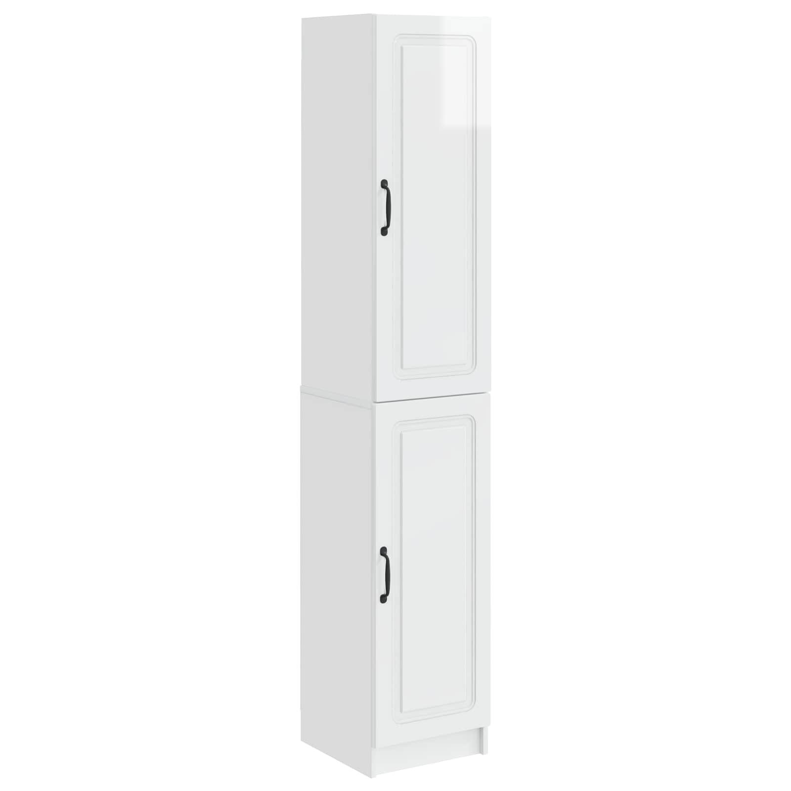 Ensemble de Meubles 2 pcs Blanc brillant Bois d'ingénierie - XIOS