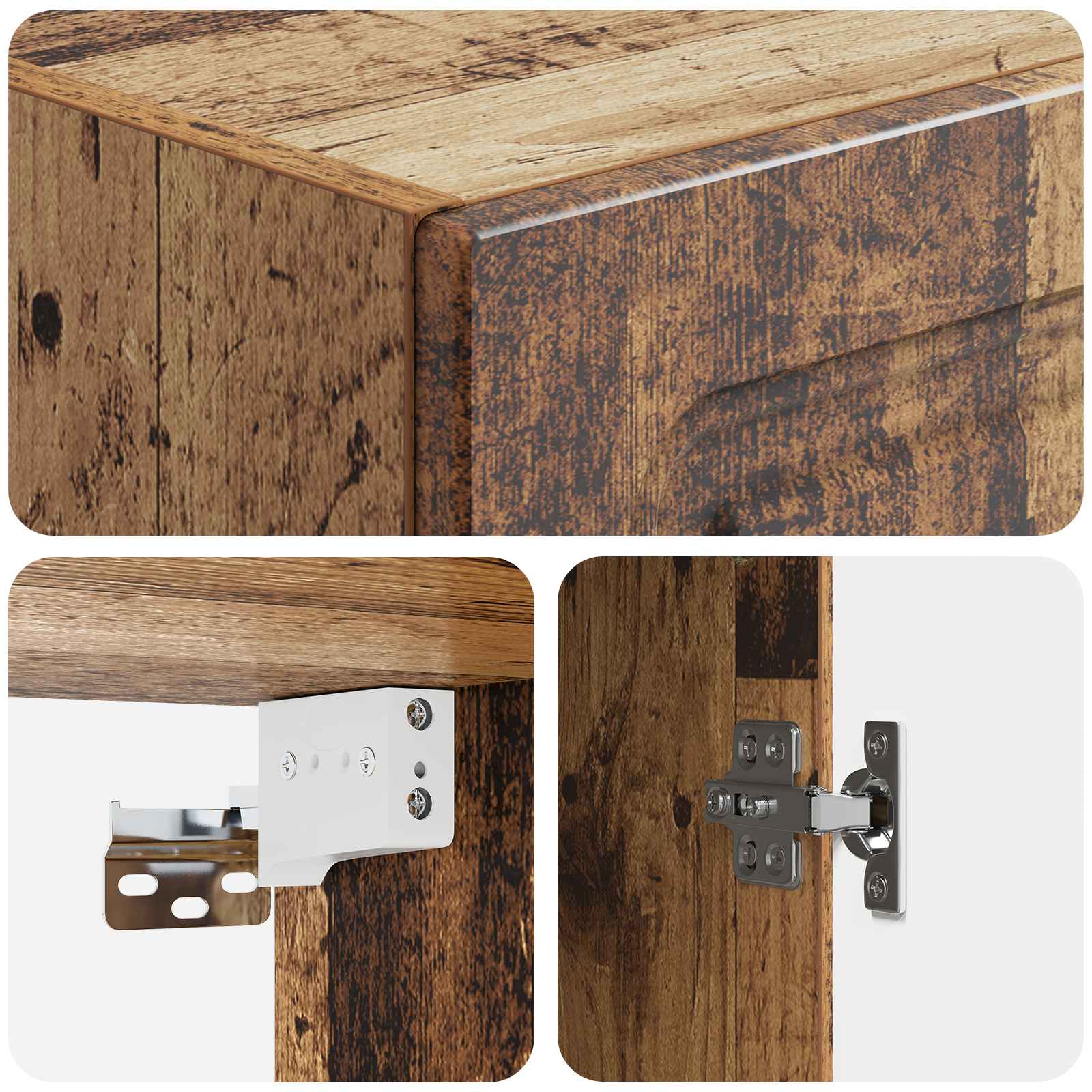 Ensemble de Meubles 2 pcs Bois ancien Bois d'ingénierie - XIOS