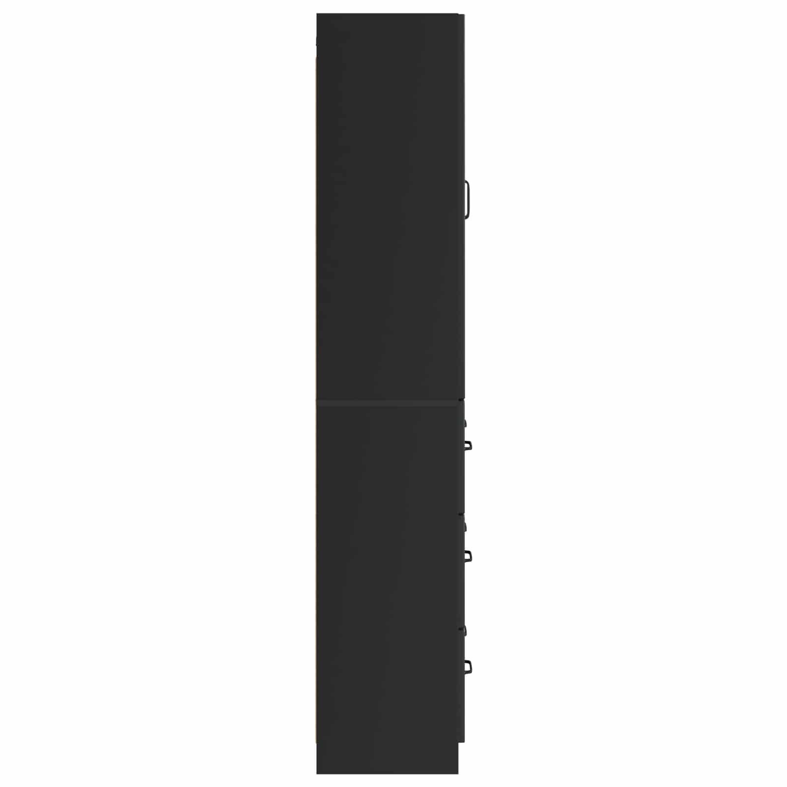 Ensemble de Meubles 2 pcs Noir 66 x 34,5 x 87 cm