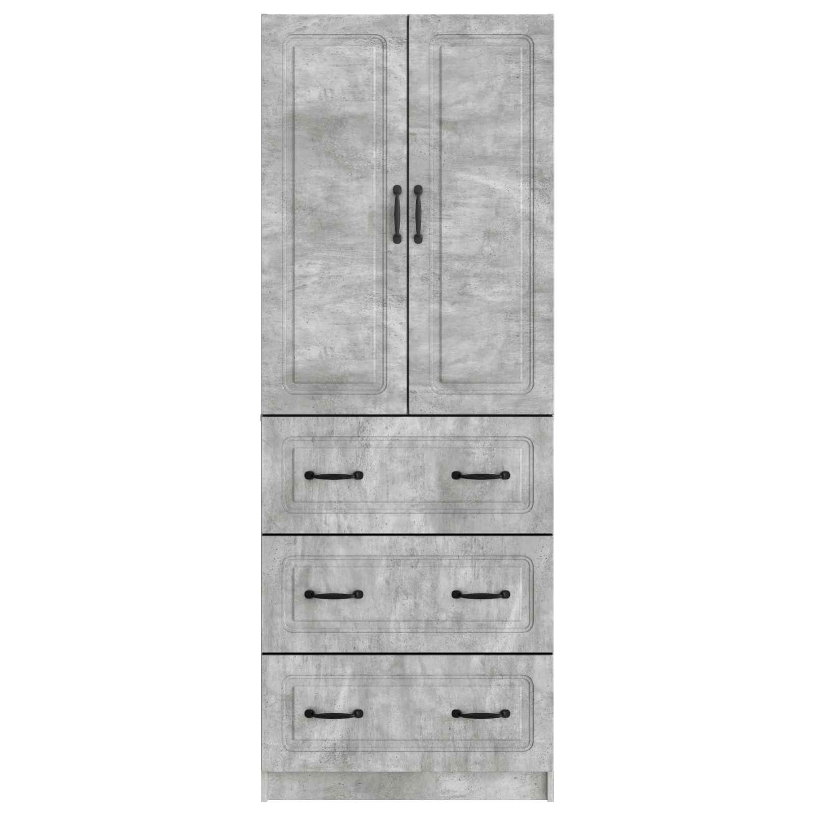 Ensemble de Meubles 2 pcs Gris béton 66 x 34,5 x 87 cm - XIOS