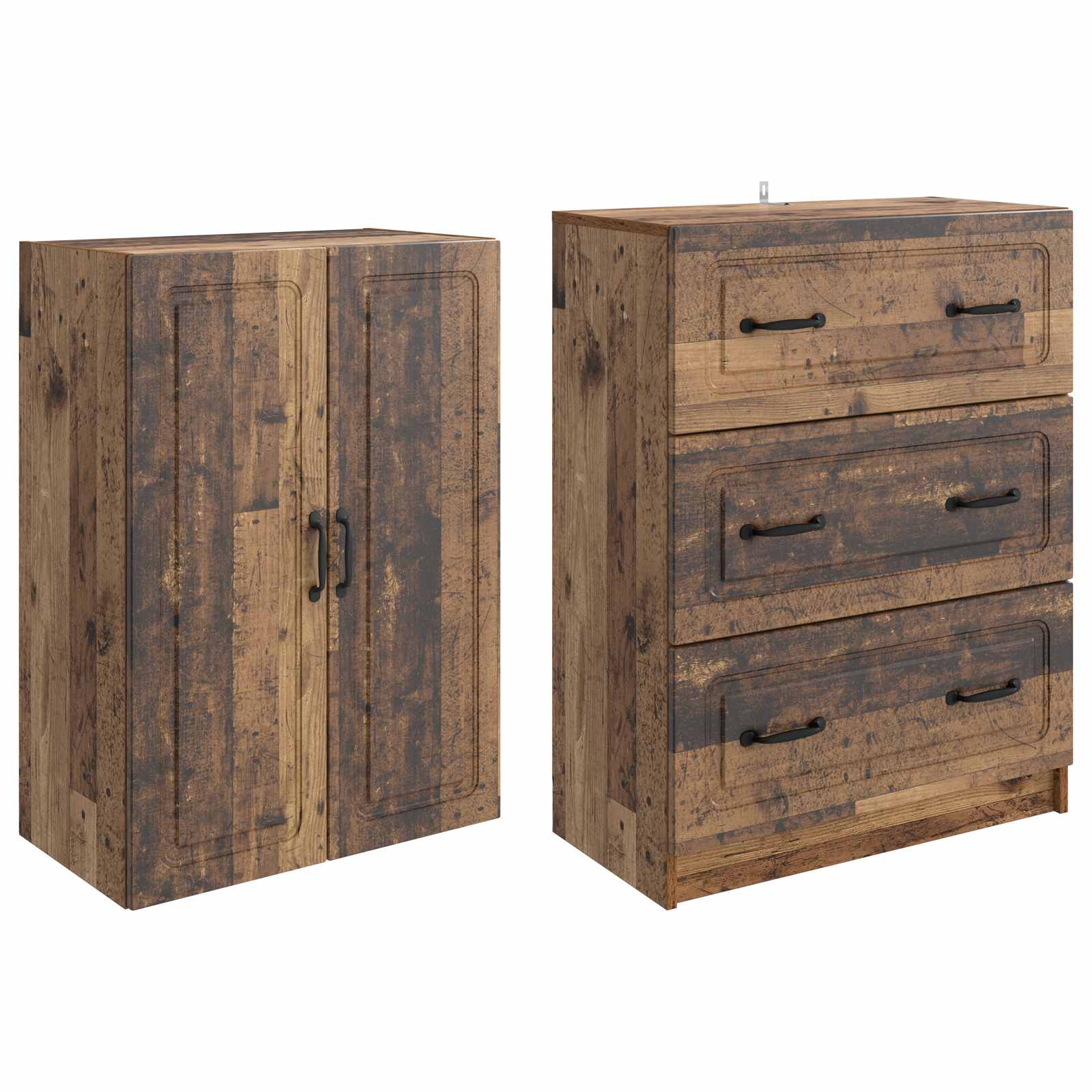 Ensemble de Meubles 2 pcs Bois ancien 66 x 34,5 x 87 cm - XIOS