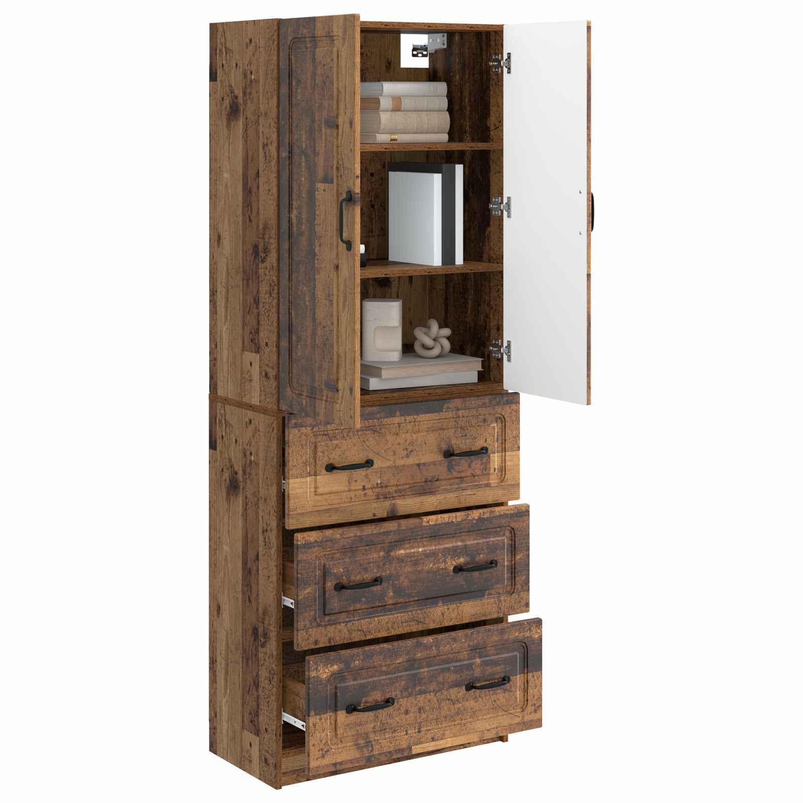 Ensemble de Meubles 2 pcs Bois ancien 66 x 34,5 x 87 cm - XIOS