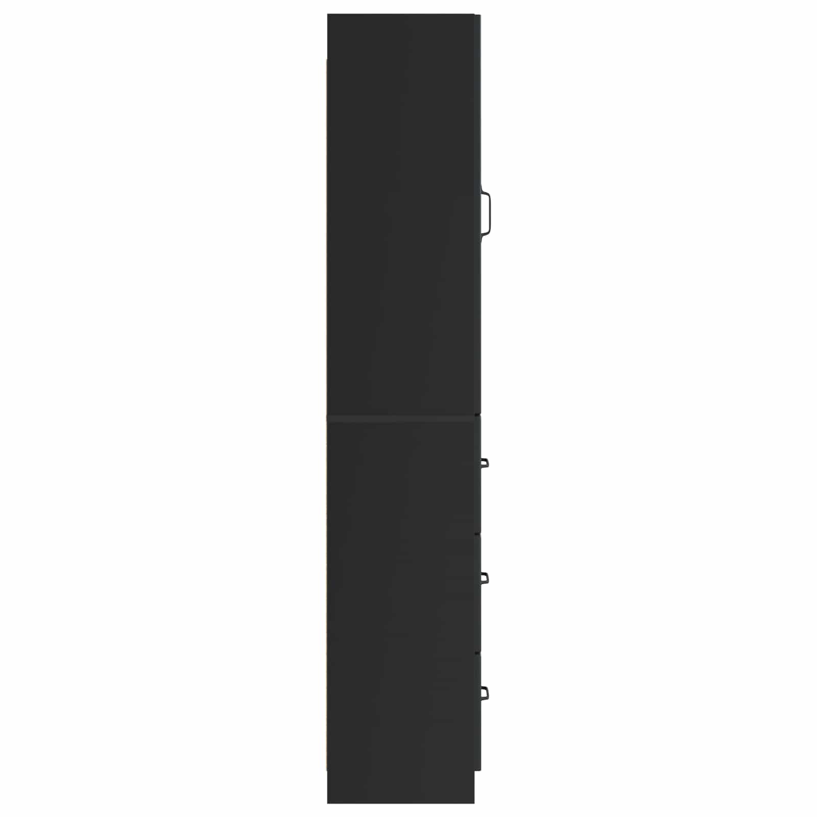 Ensemble de Meubles 2 pcs Noir 33 x 34,5 x 87 cm - XIOS