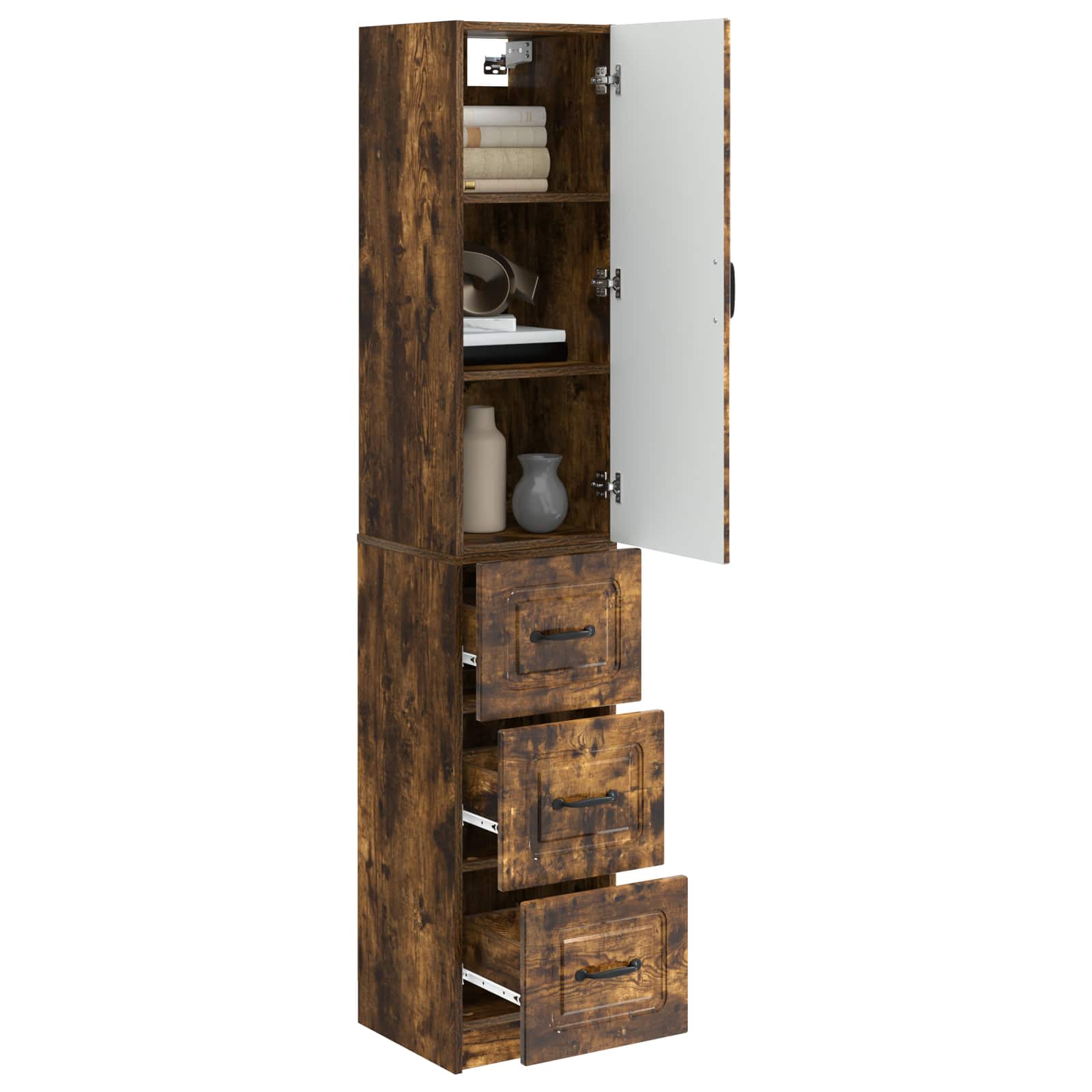 Ensemble de Meubles 2 pcs Chêne fumé 33 x 34,5 x 87 cm - XIOS