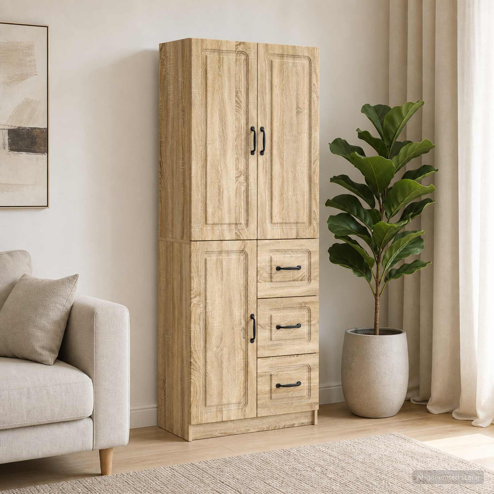 Ensemble de Meubles 2 pc Chêne Sonoma Bois d'ingénierie - XIOS