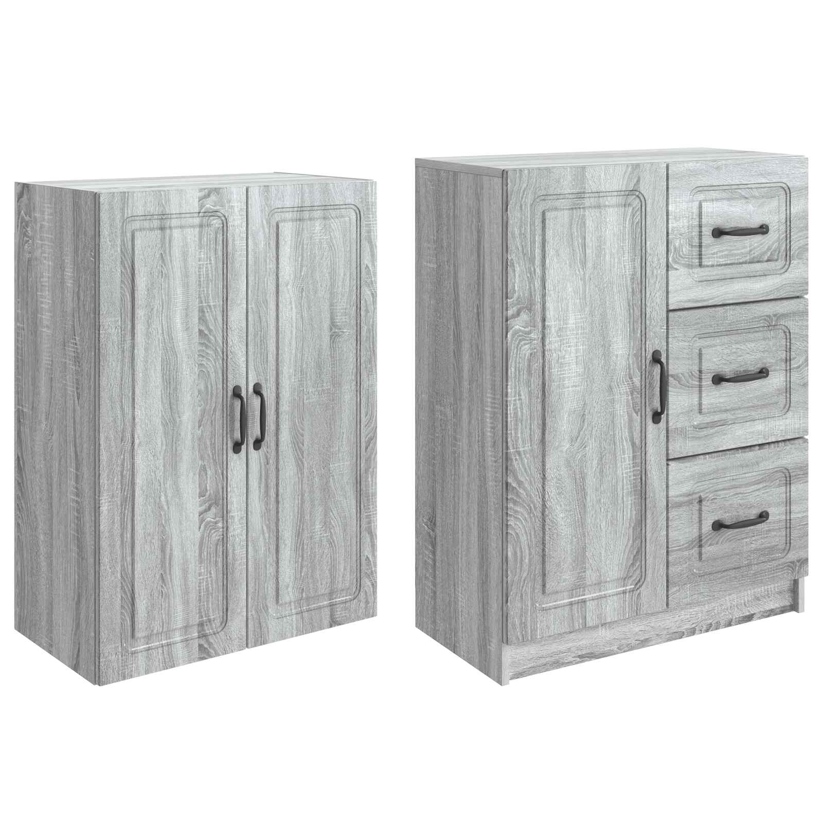 Ensemble de Meubles 2 pcs Sonoma gris Bois d'ingénierie - XIOS