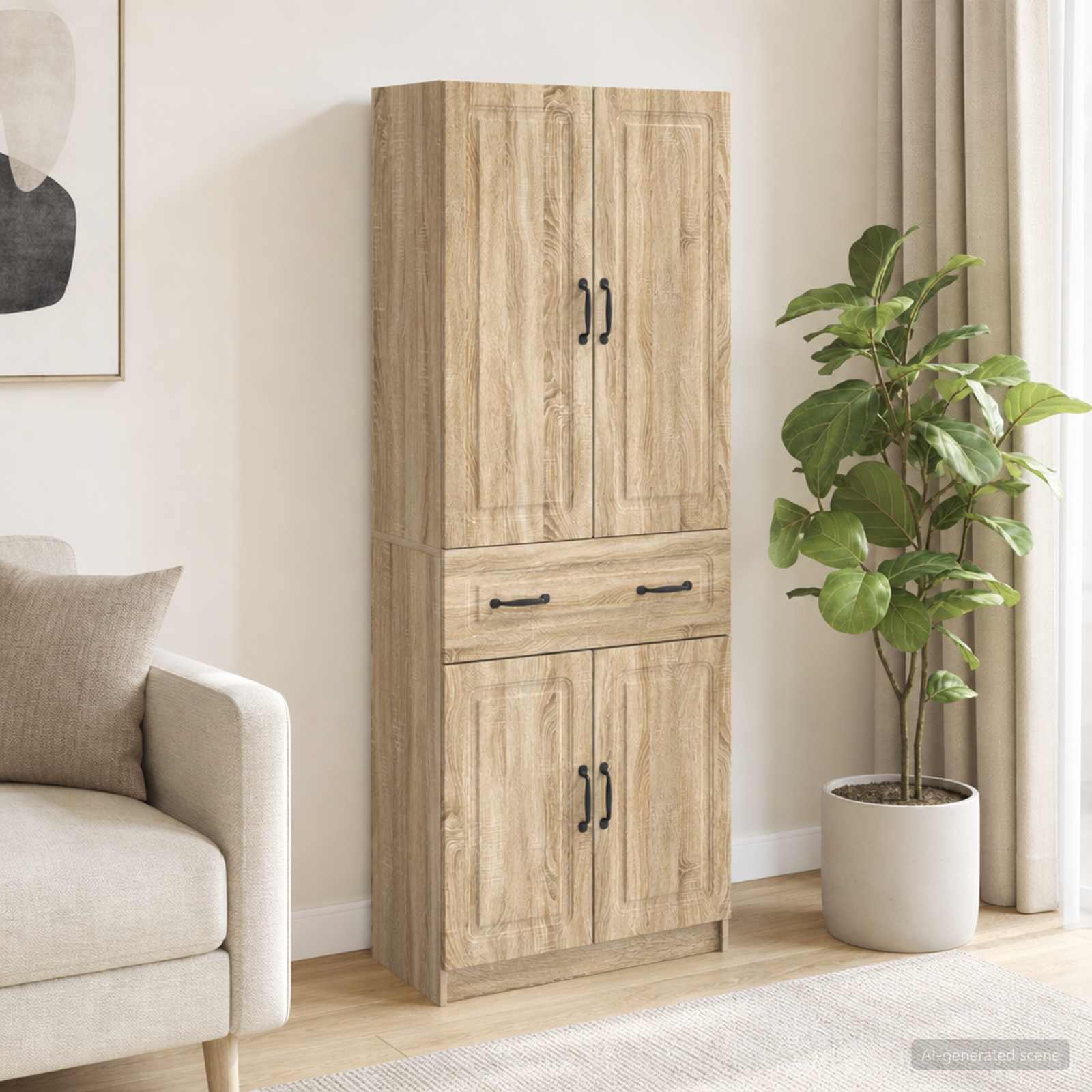 Ensemble de Meubles 2 pc Chêne Sonoma Bois d'ingénierie - XIOS