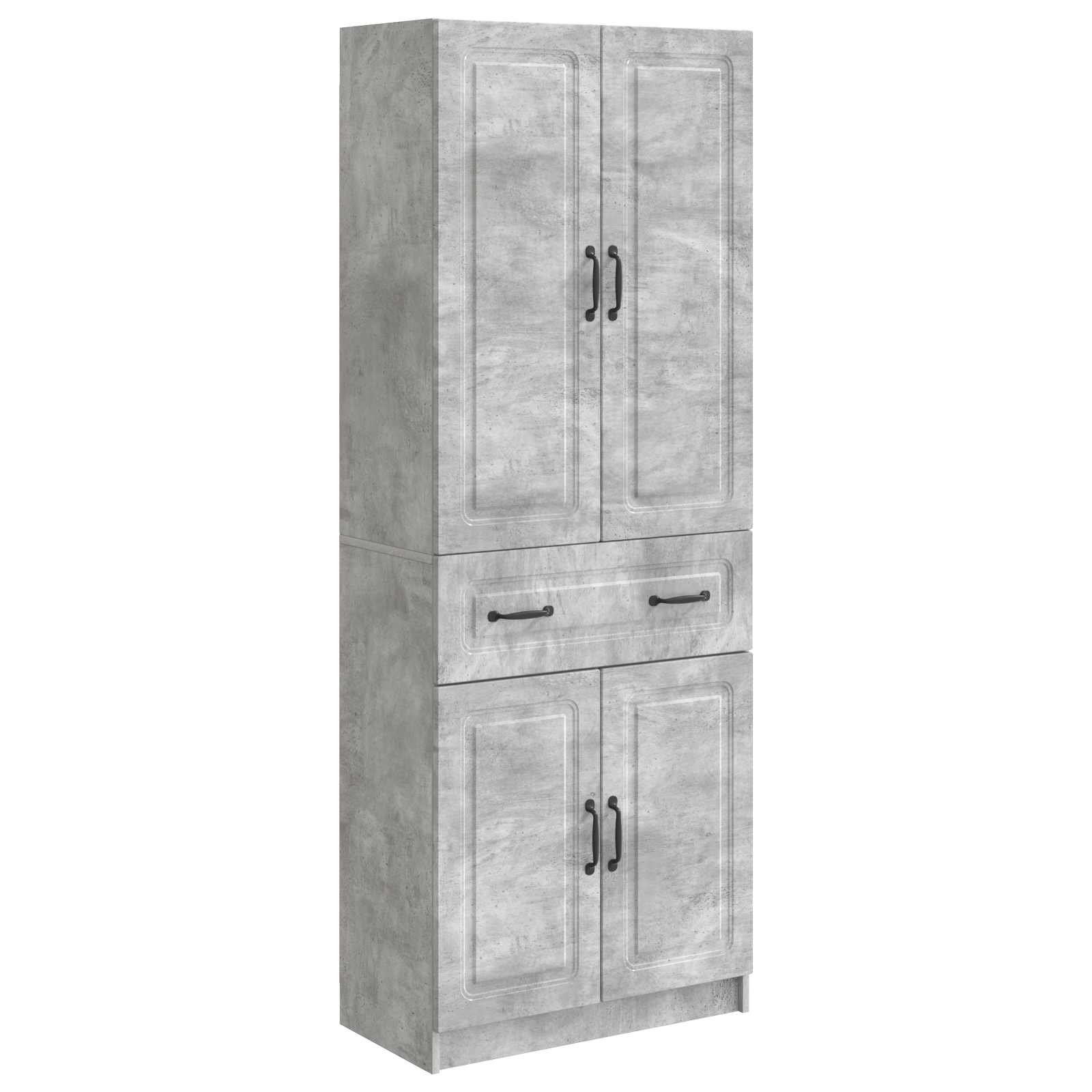 Ensemble de Meubles 2 pcs Gris béton Bois d'ingénierie - XIOS