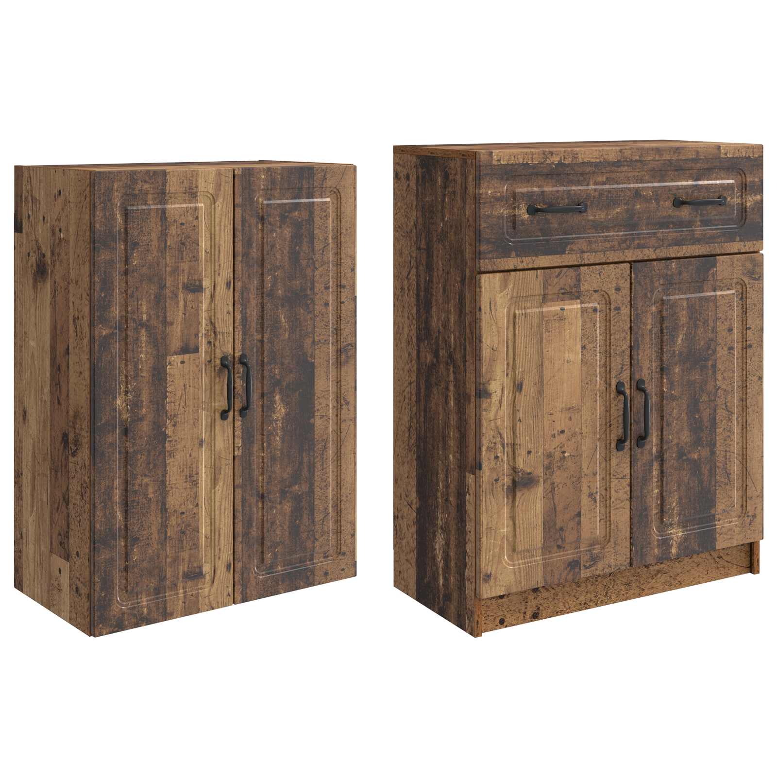 Ensemble de Meubles 2 pcs Bois ancien Bois d'ingénierie - XIOS