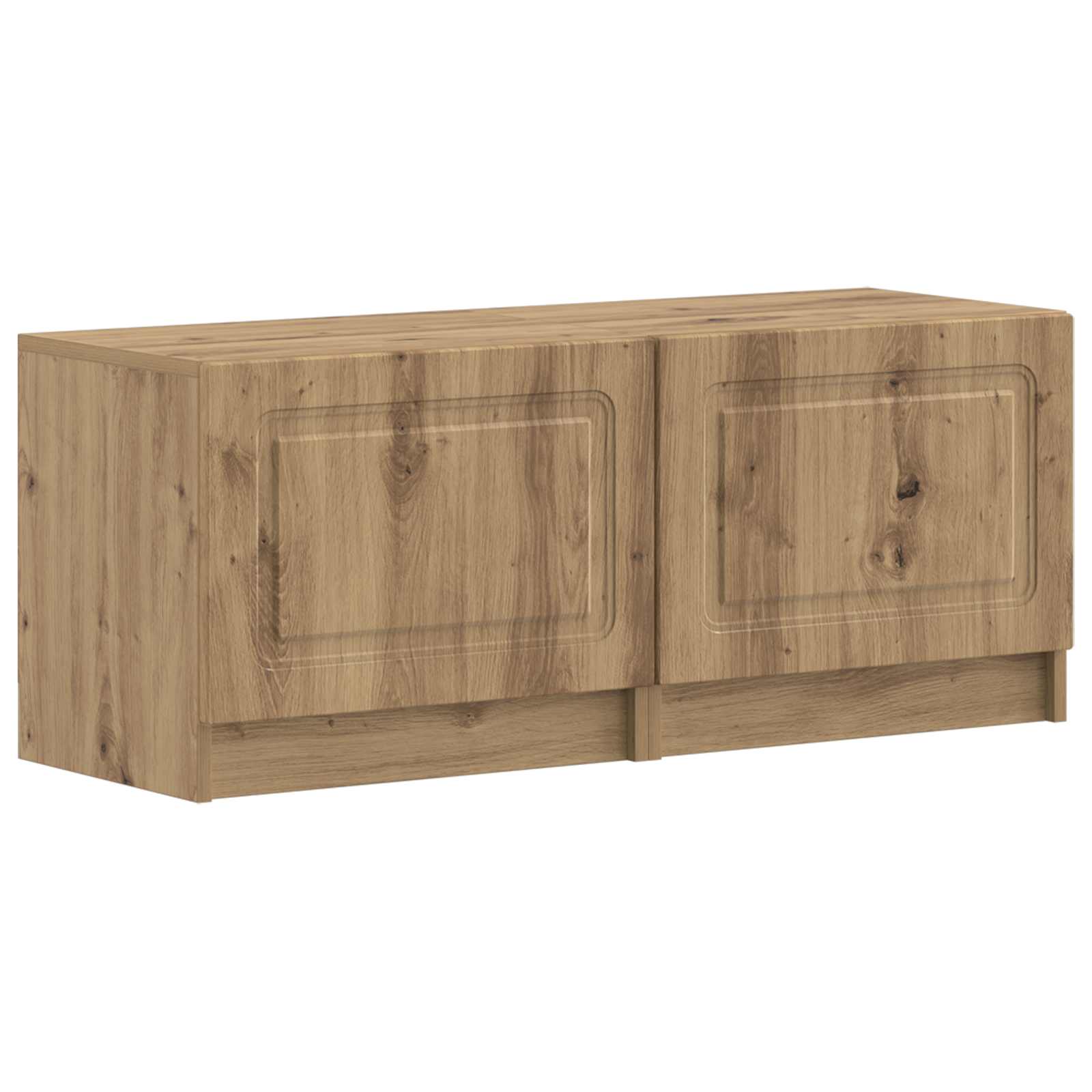 Meuble TV LED 5 pièces Chêne artisanal Bois d'ingénierie