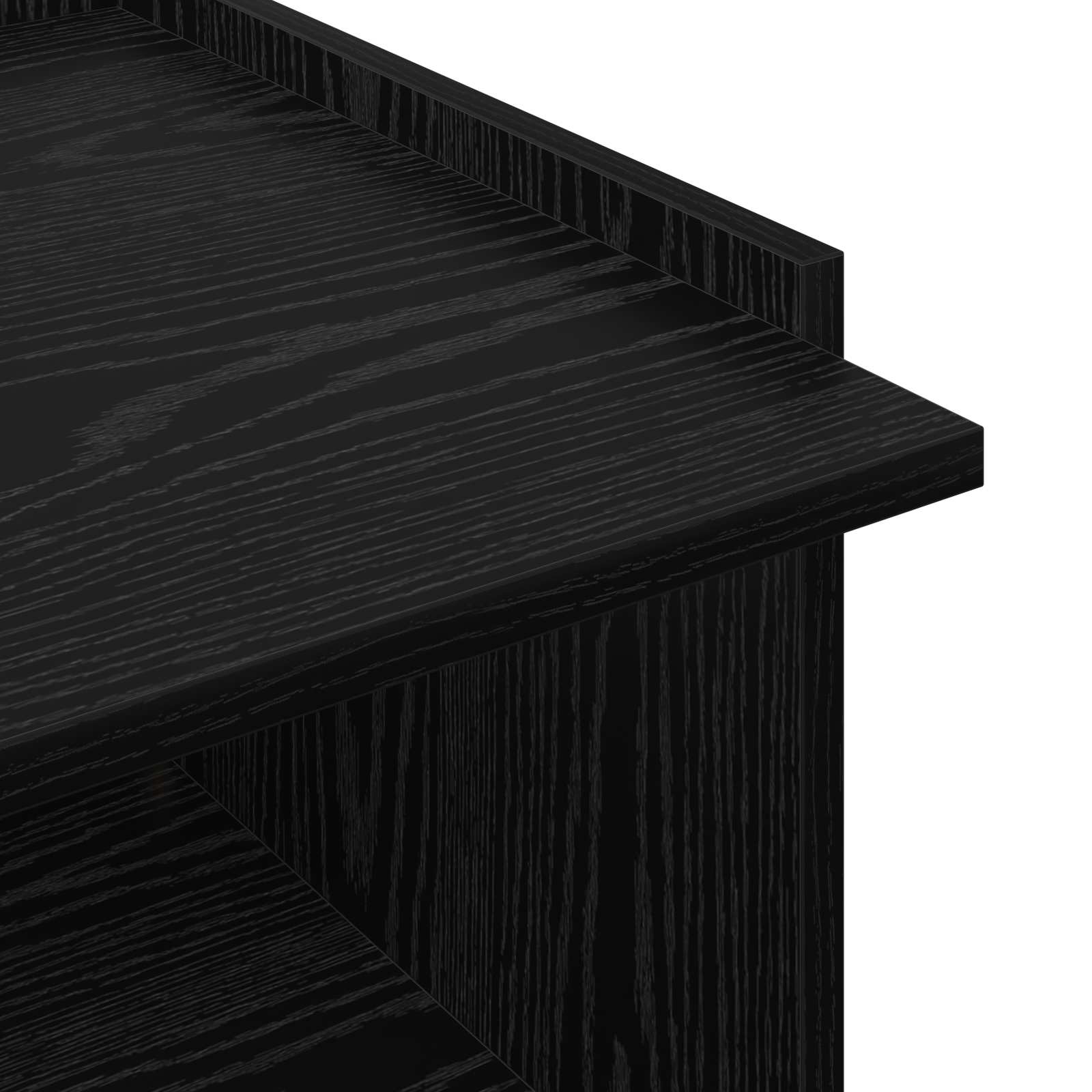 Table basse Chêne noir 90 x 50 x 33 cm Bois d'ingénierie - XIOS