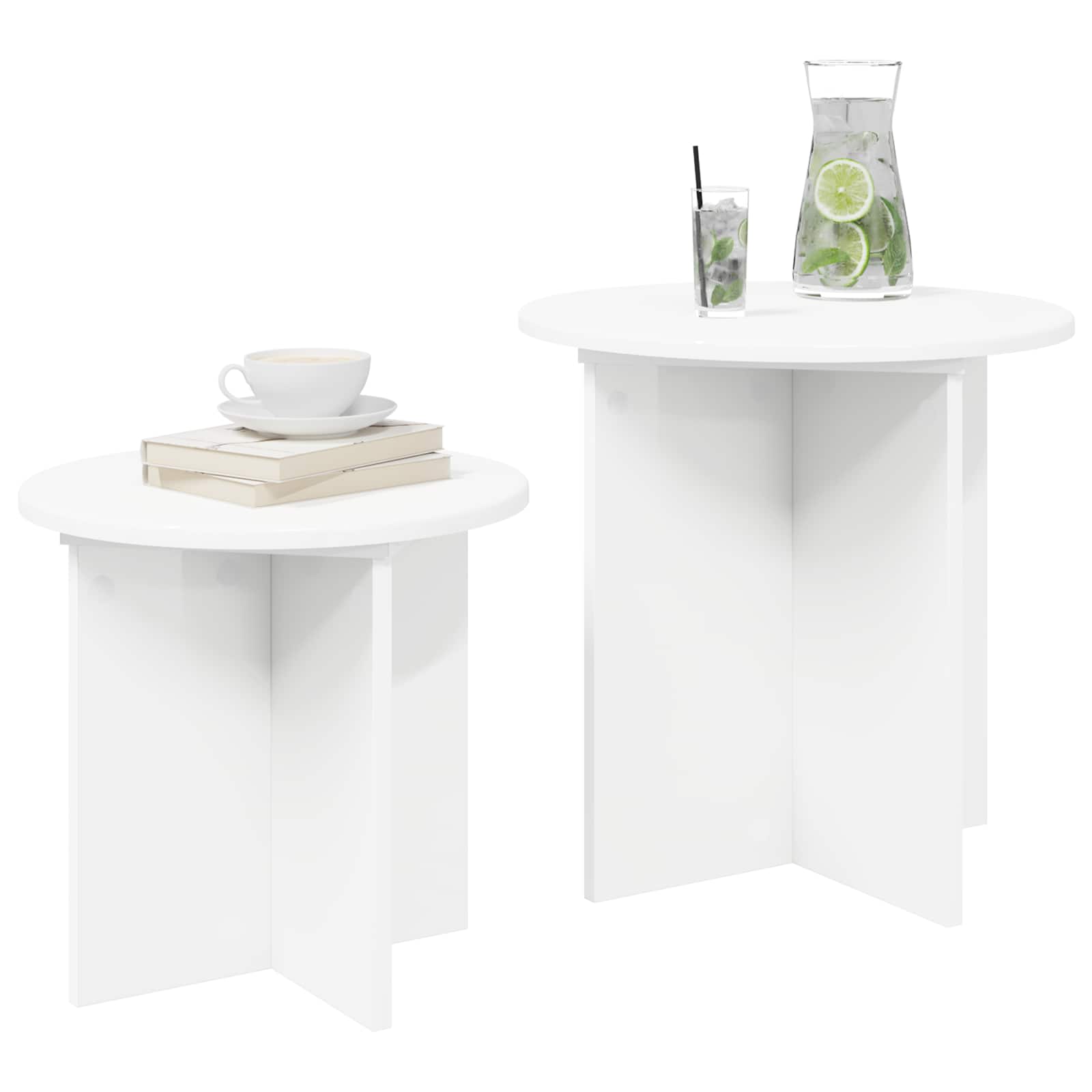 Ensemble de tables d'appoint 2 pcs Bois d’ingénierie - XIOS