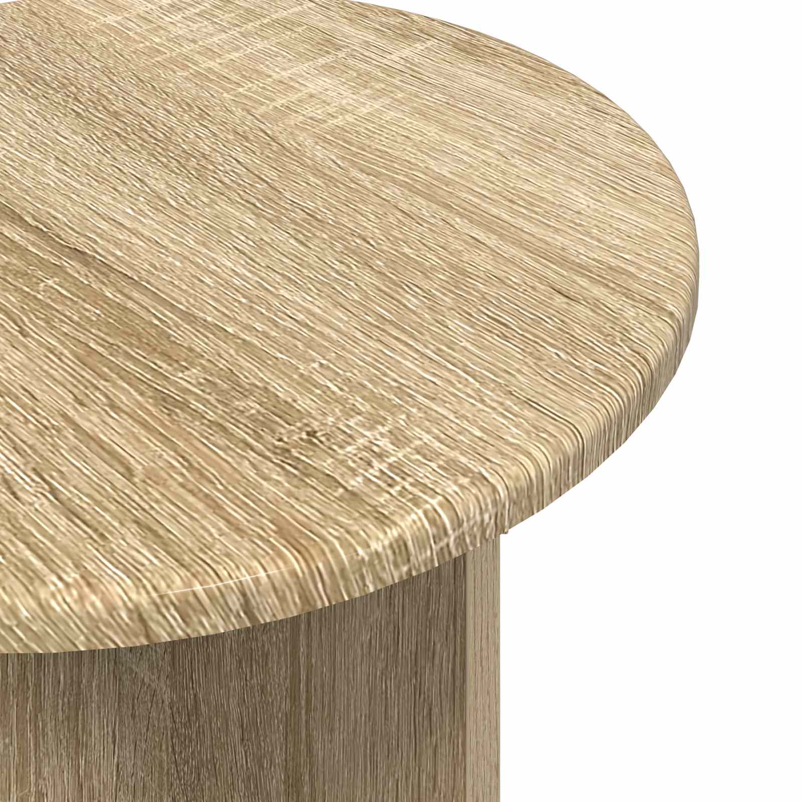 Ensemble de tables d'appoint 2 pc Chêne Sonoma Ø 45 x 45 cm - XIOS