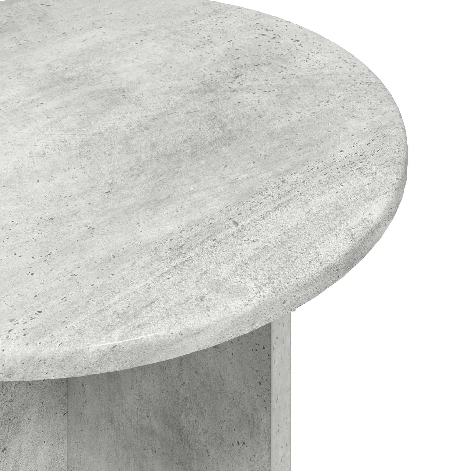 Ensemble de tables d'appoint 2 pc Gris béton Ø 45 x 45 cm - XIOS