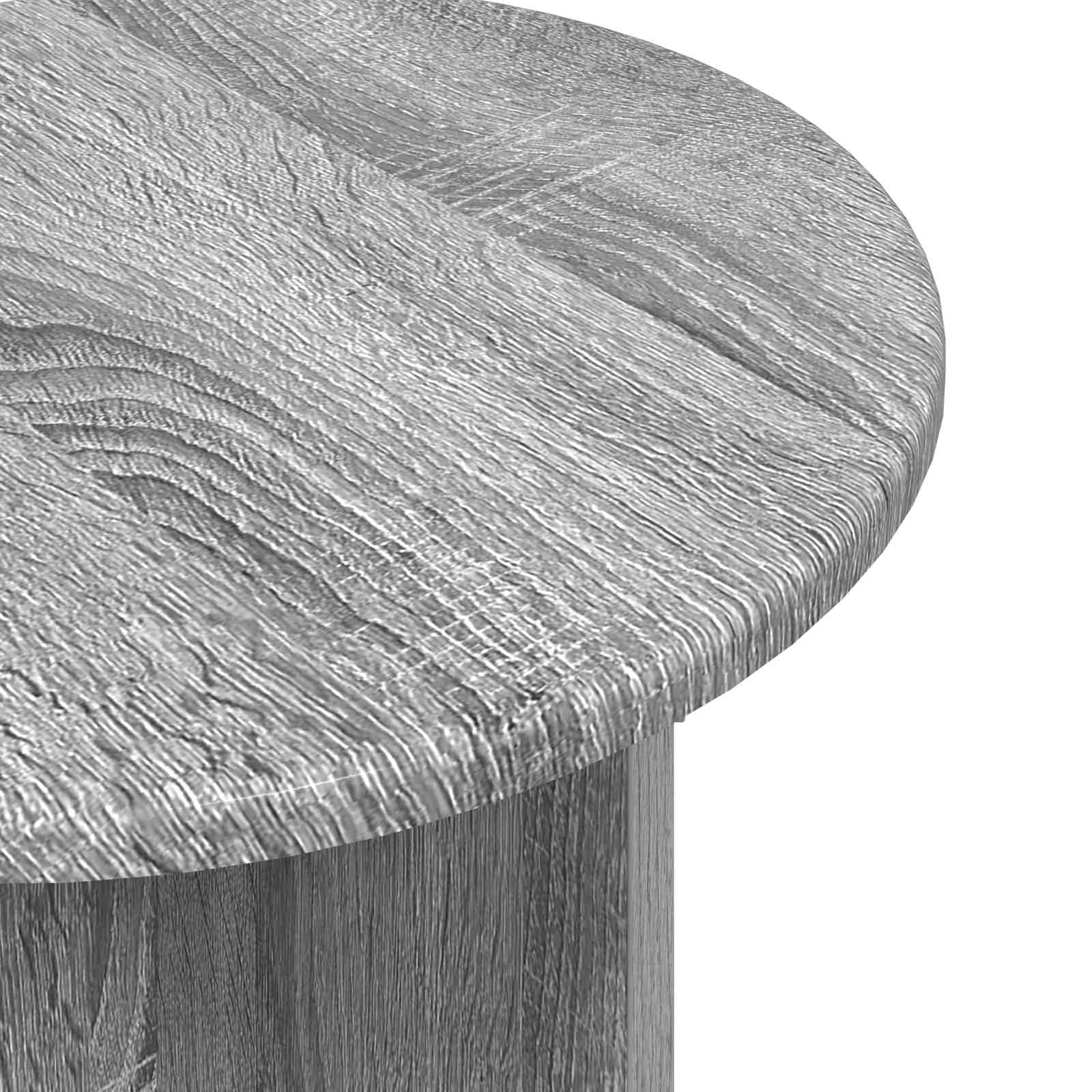Ensemble de tables d'appoint 2 pc Sonoma gris Ø 45 x 45 cm - XIOS