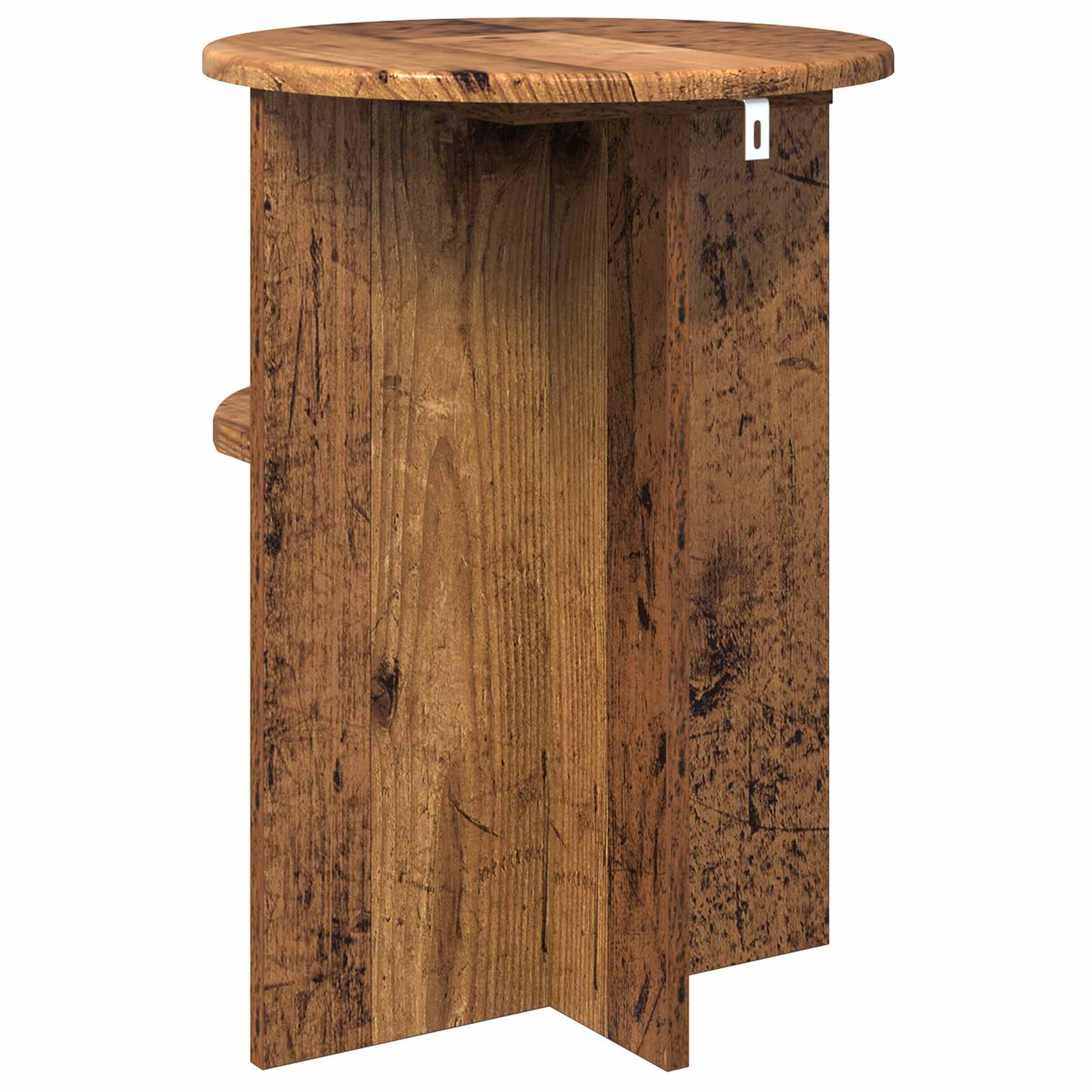 Table d'appoint Bois ancien Ø 39,5 x 55 cm Bois d'ingénierie - XIOS