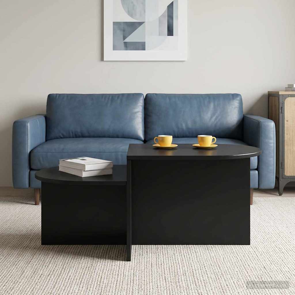 Table basse Chêne noir 100 x 50 x 40 cm Bois d'ingénierie - XIOS