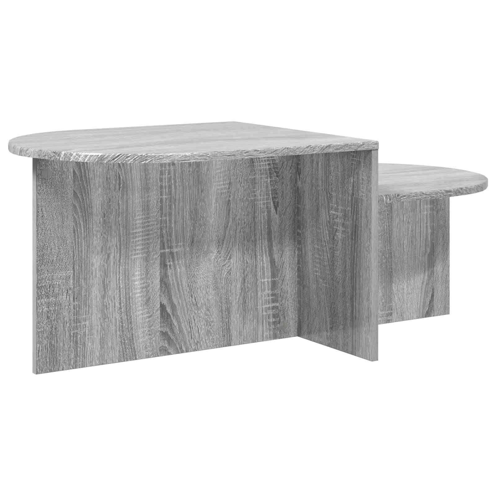 Table basse Sonoma gris 100 x 50 x 40 cm Bois d'ingénierie - XIOS