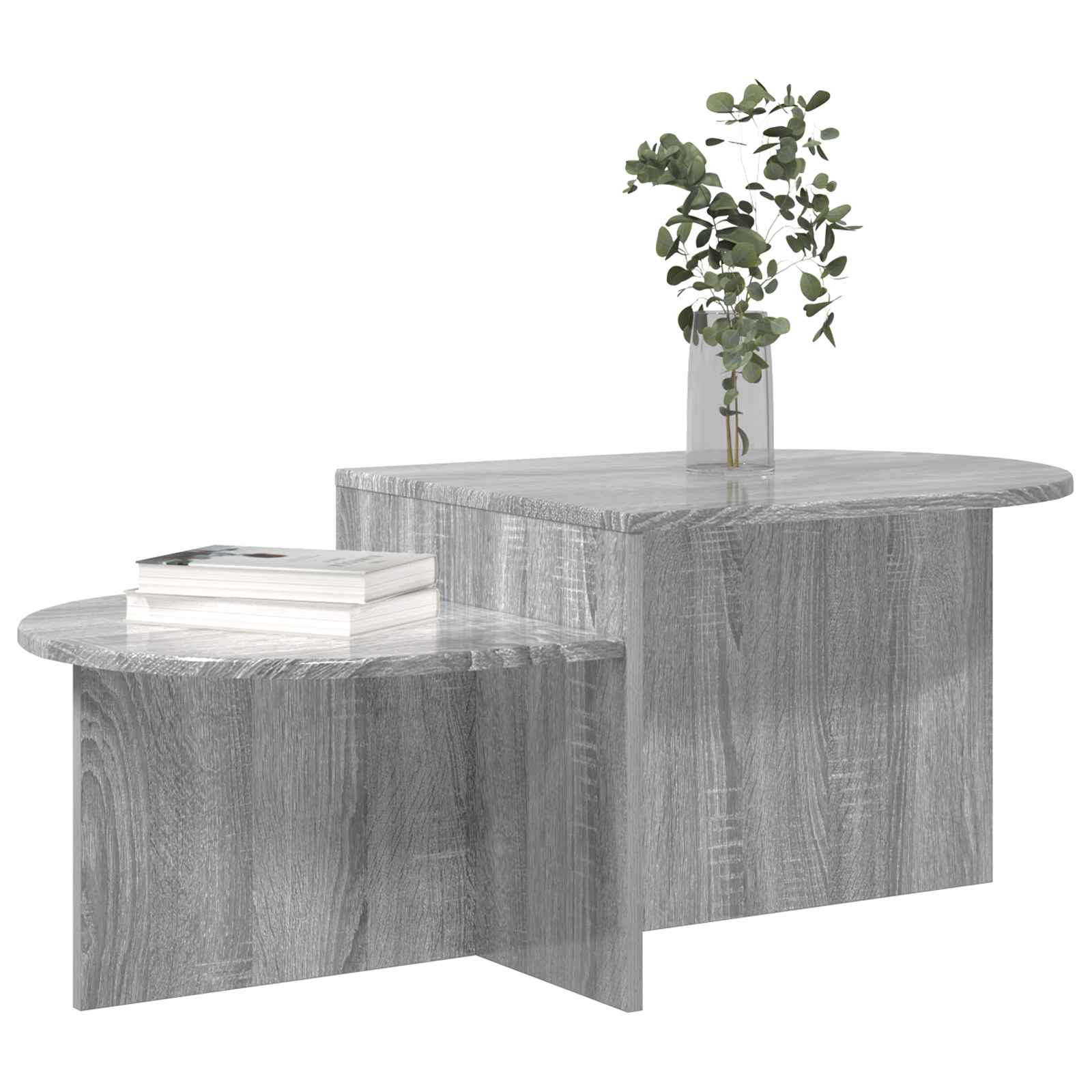 Table basse Sonoma gris 100 x 50 x 40 cm Bois d'ingénierie - XIOS