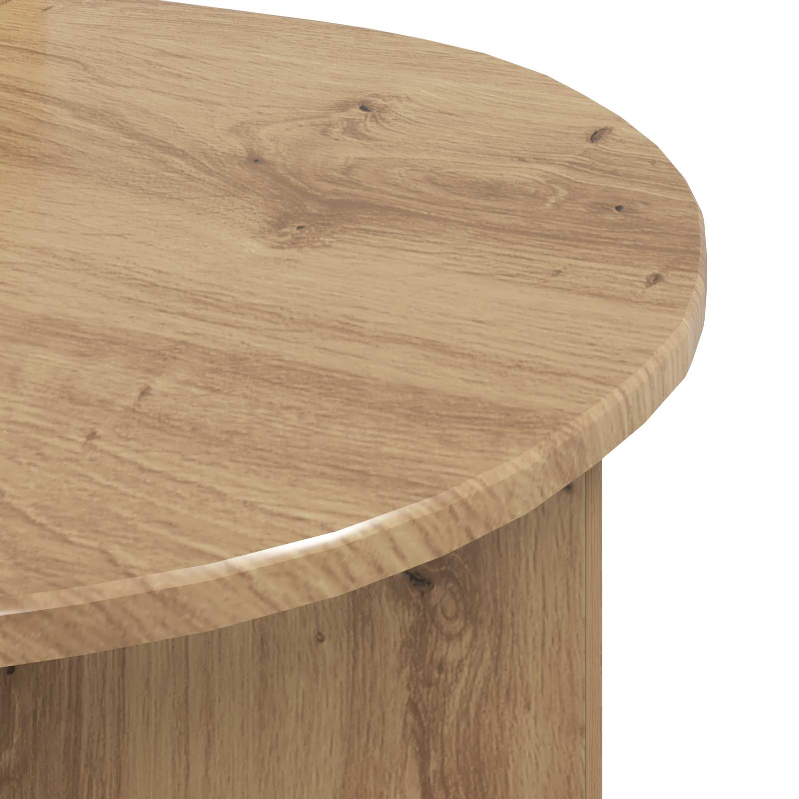 Table basse Chêne artisanal 100 x 50 x 40 cm Bois d'ingénierie - XIOS