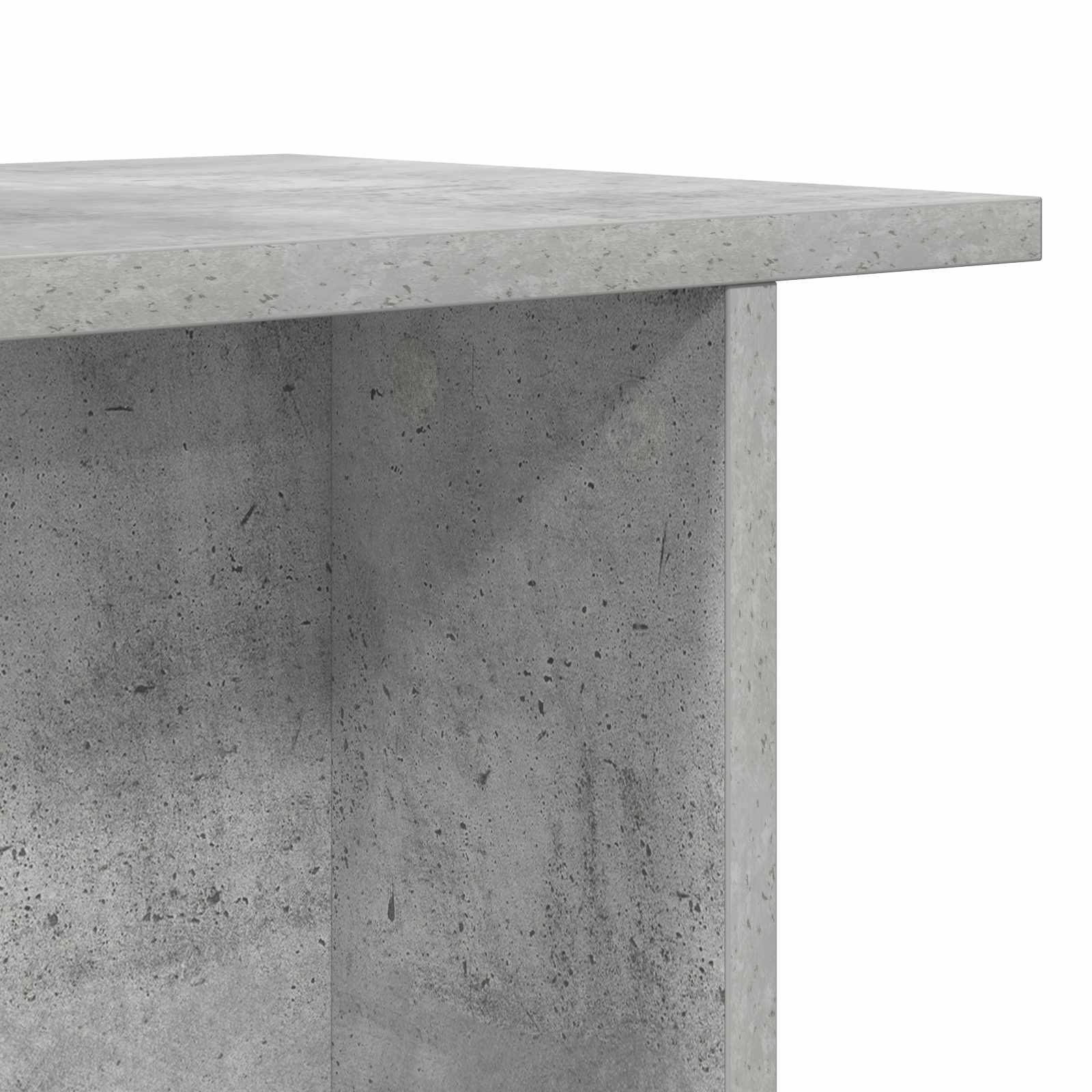 Table basse 2 pcs Gris béton 40 x 30 x 49 cm Bois d'ingénierie - XIOS