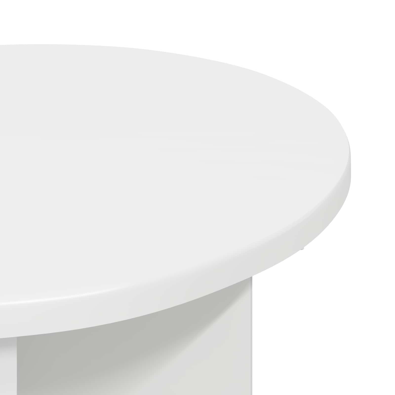 Table d'appoint Blanc Ø 39 x 38 cm Bois d'ingénierie - XIOS