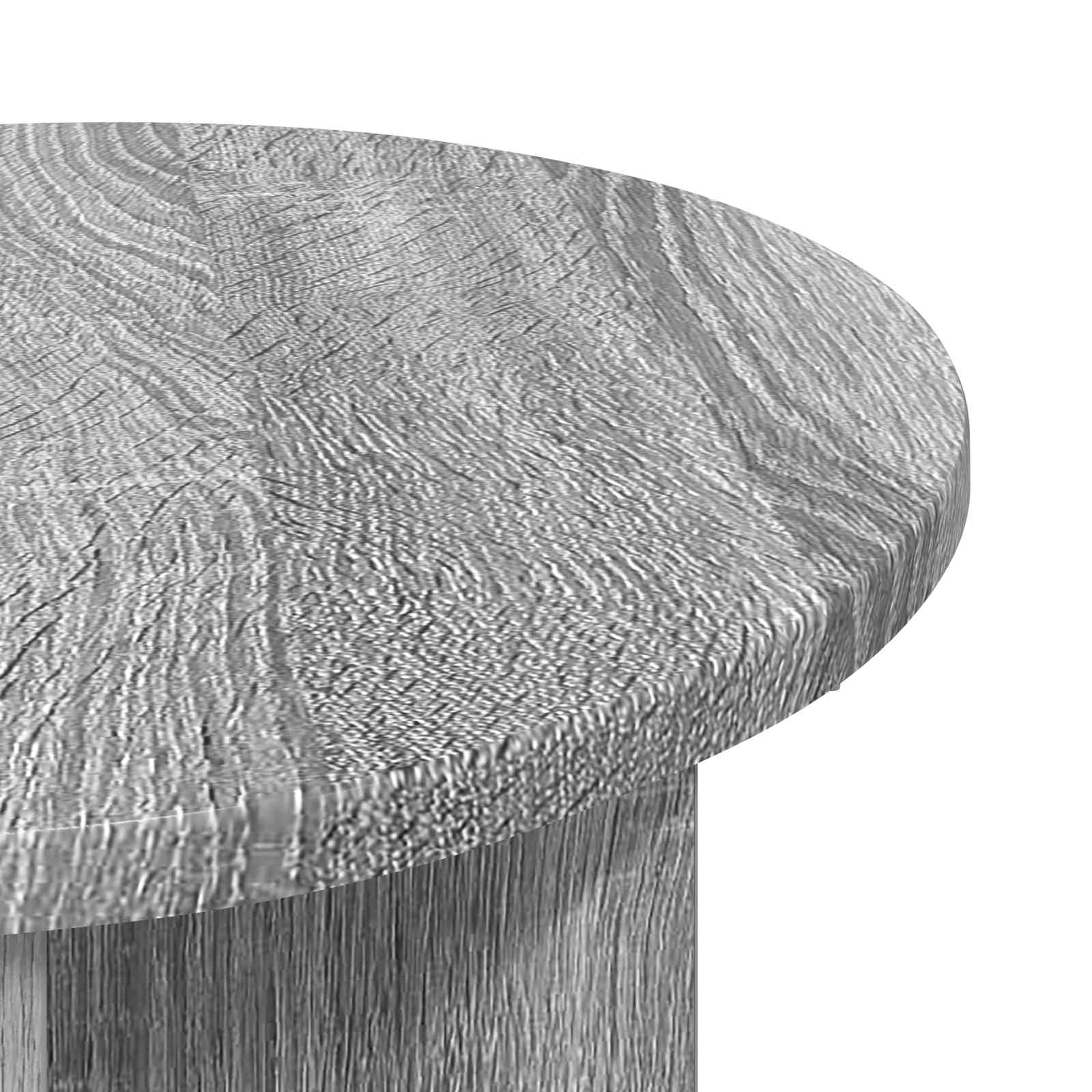 Table d'appoint Sonoma gris Ø 39 x 38 cm Bois d'ingénierie - XIOS