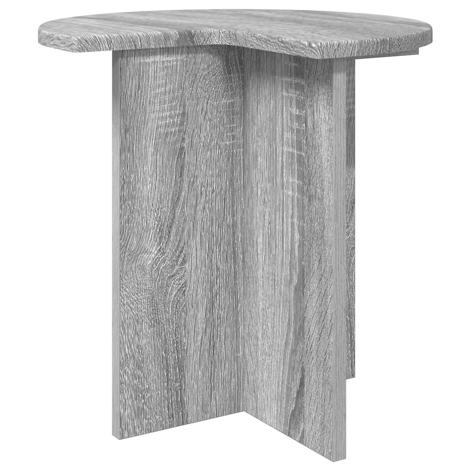 Table d'appoint Sonoma gris Ø 39 x 38 cm Bois d'ingénierie - XIOS