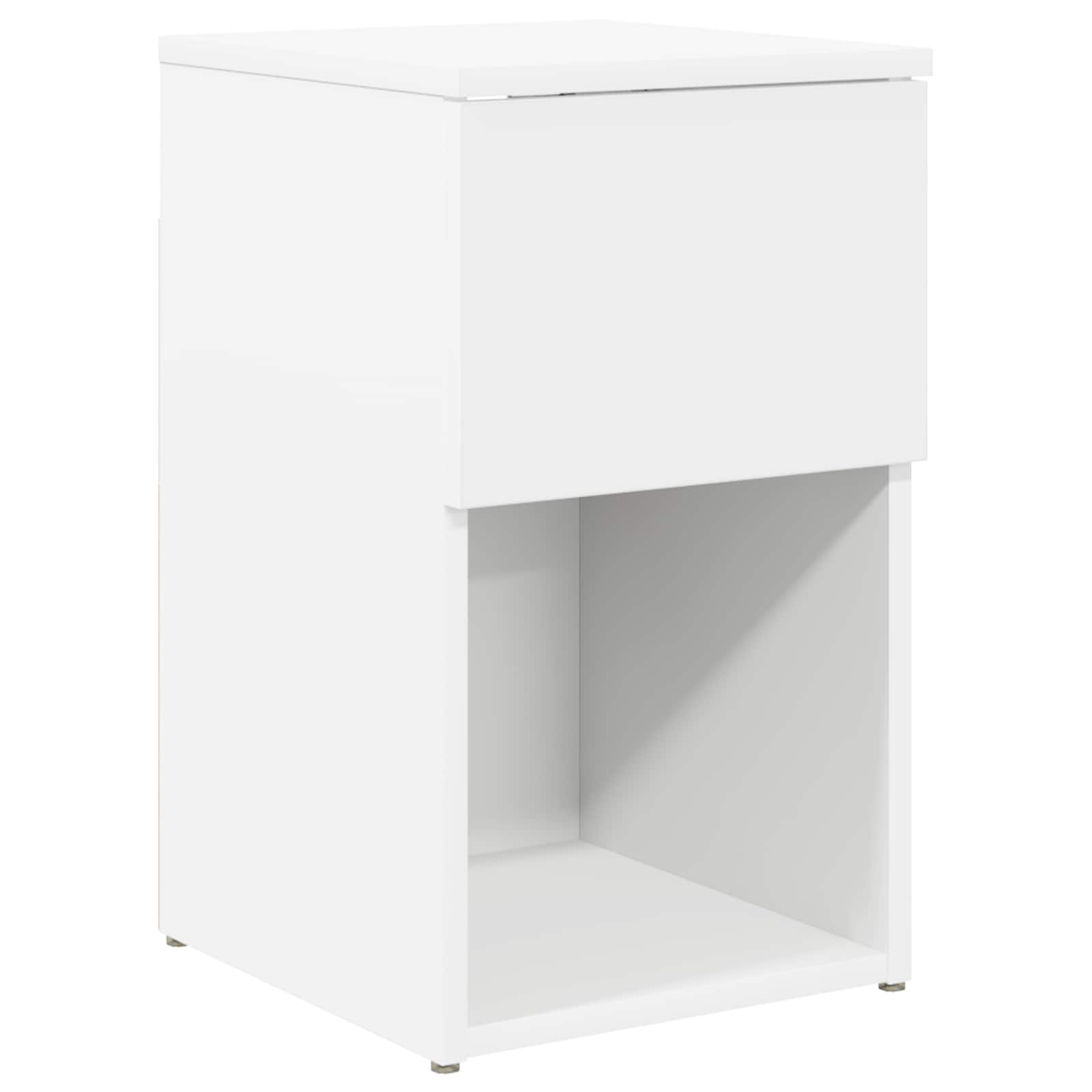Armoire de lit 2 pcs Blanc 29 x 31,5 x 49 cm Bois d'ingénierie - XIOS