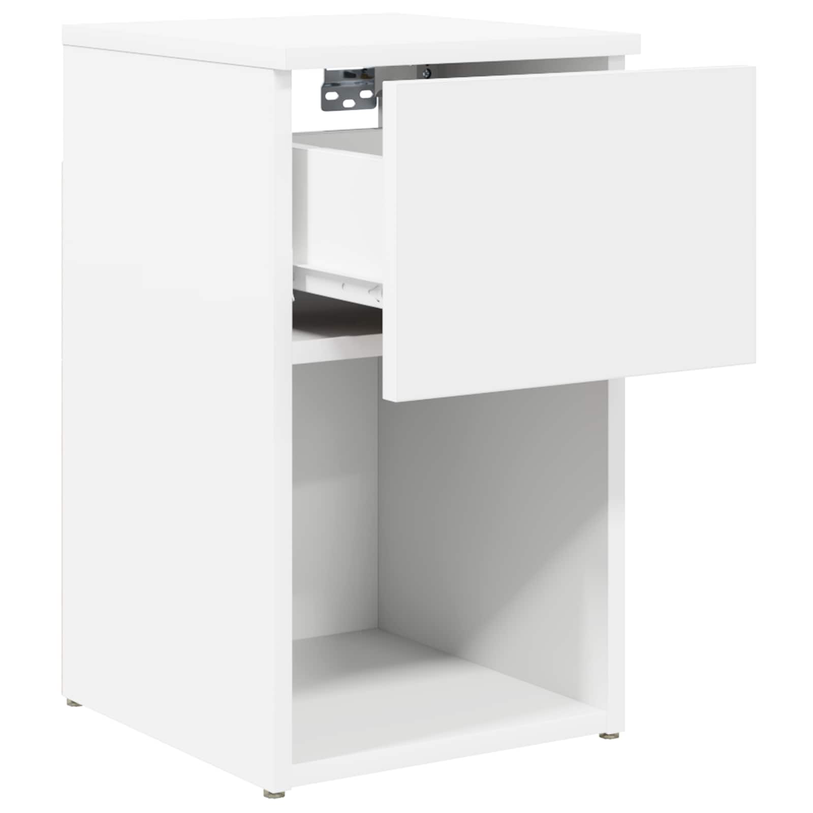 Armoire de lit 2 pcs Blanc 29 x 31,5 x 49 cm Bois d'ingénierie - XIOS