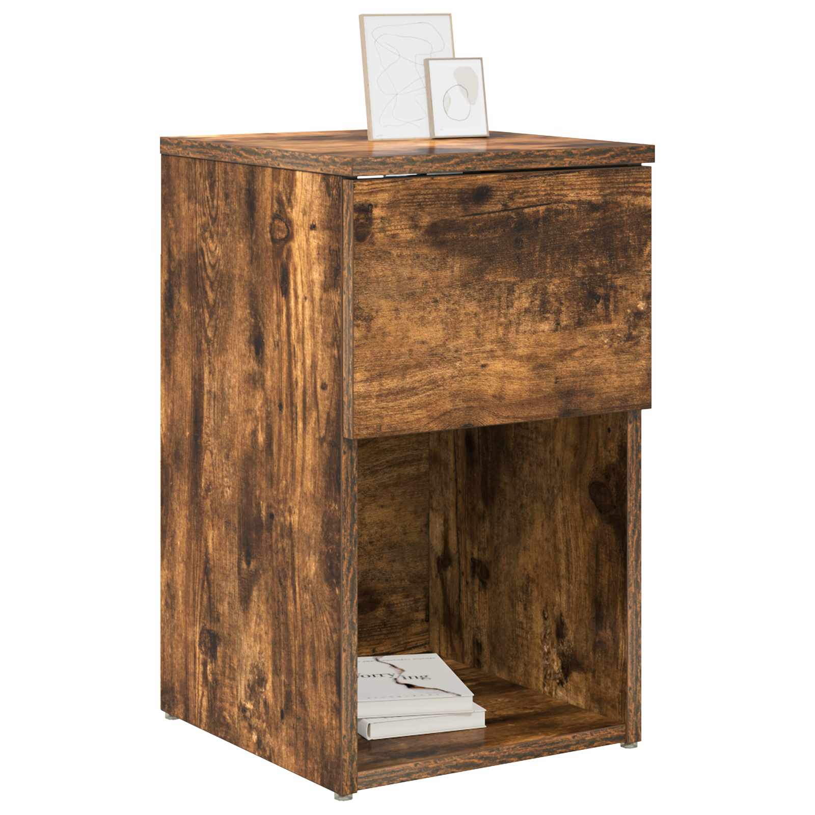 Armoire de lit 2 pcs Chêne fumé 29 x 31,5 x 49 cm - XIOS