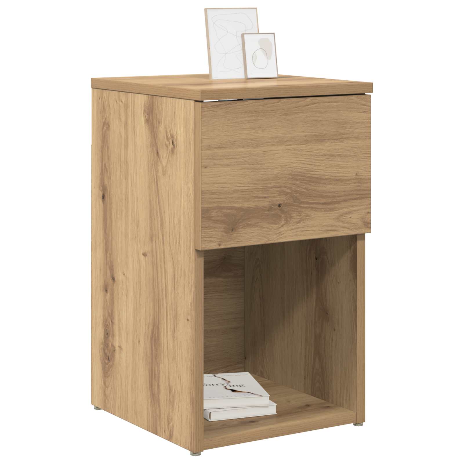 Armoire de lit 2 pc Chêne artisanal 29 x 31,5 x 49 cm - XIOS
