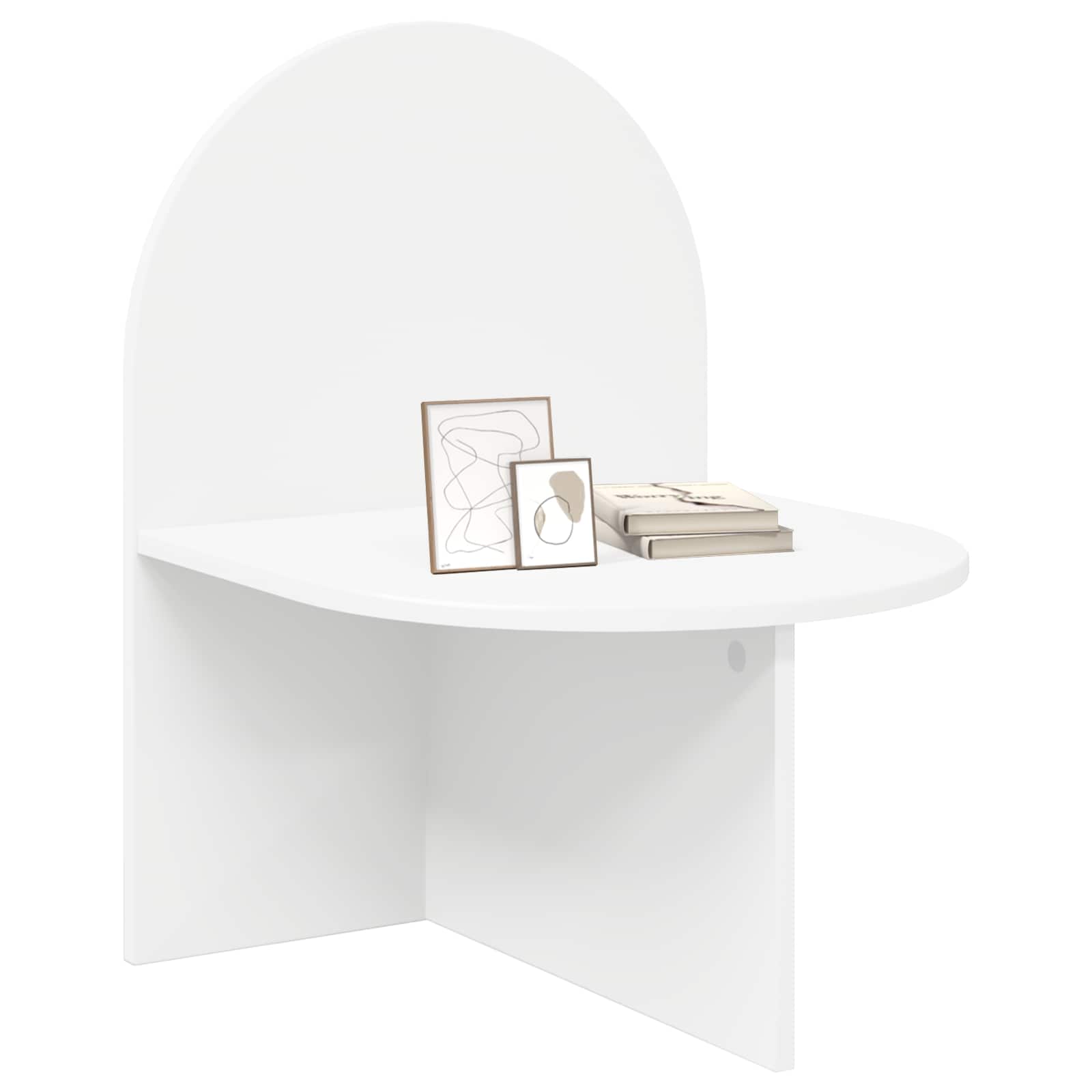 Table de chevet 2 pcs Blanc 48 x 49 x 65 cm Bois d’ingénierie - XIOS