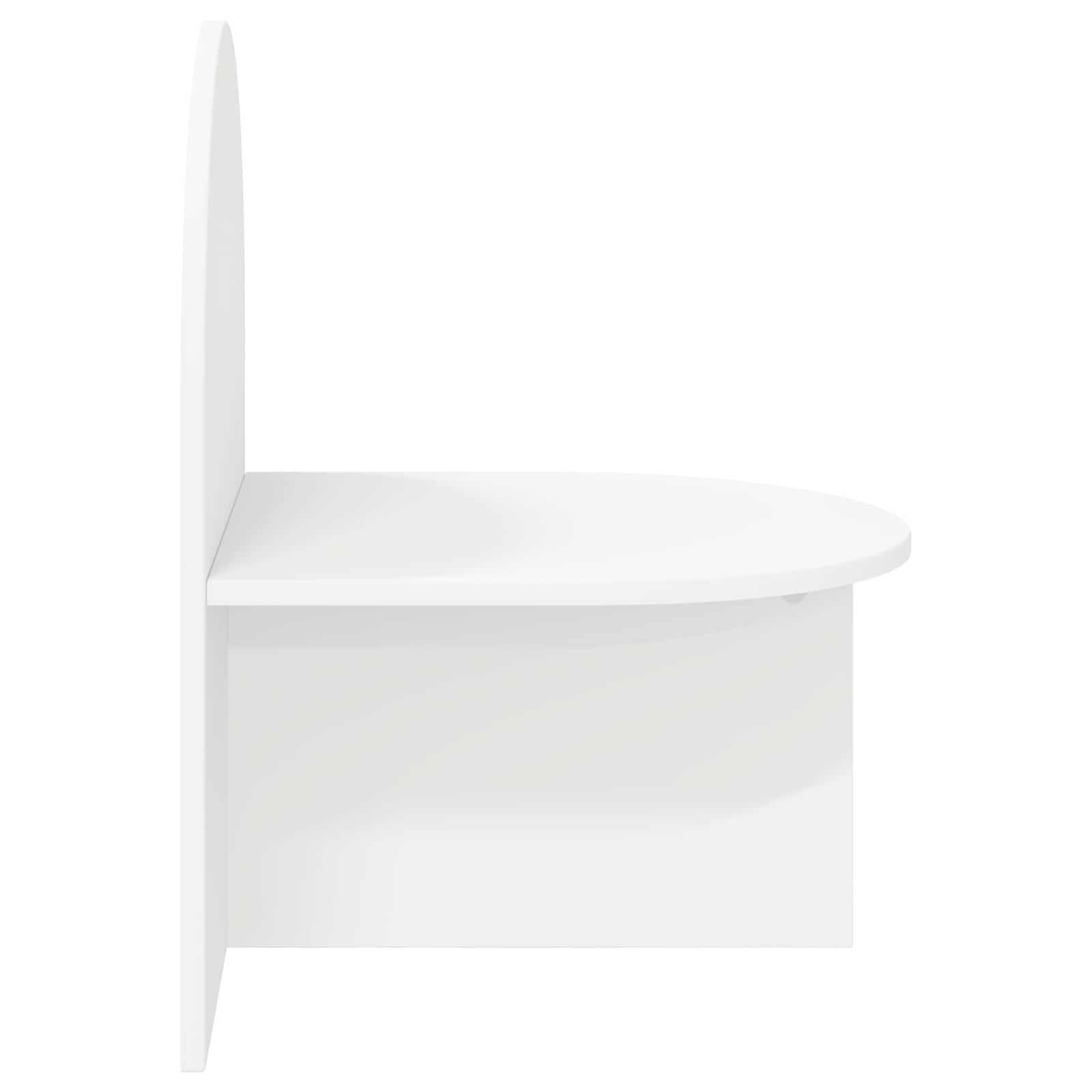 Table de chevet 2 pcs Blanc 48 x 49 x 65 cm Bois d’ingénierie - XIOS