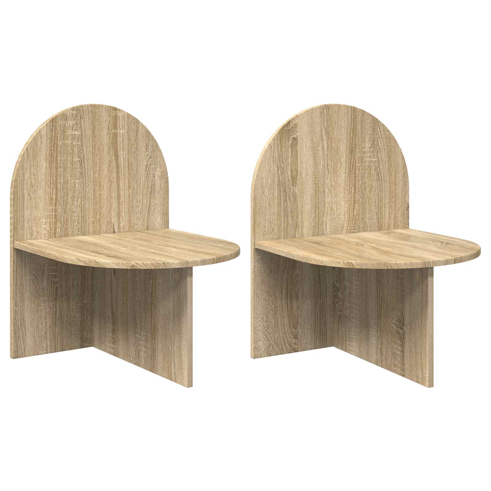 Table de chevet 2 pcs Chêne Sonoma 48 x 49 x 65 cm - XIOS
