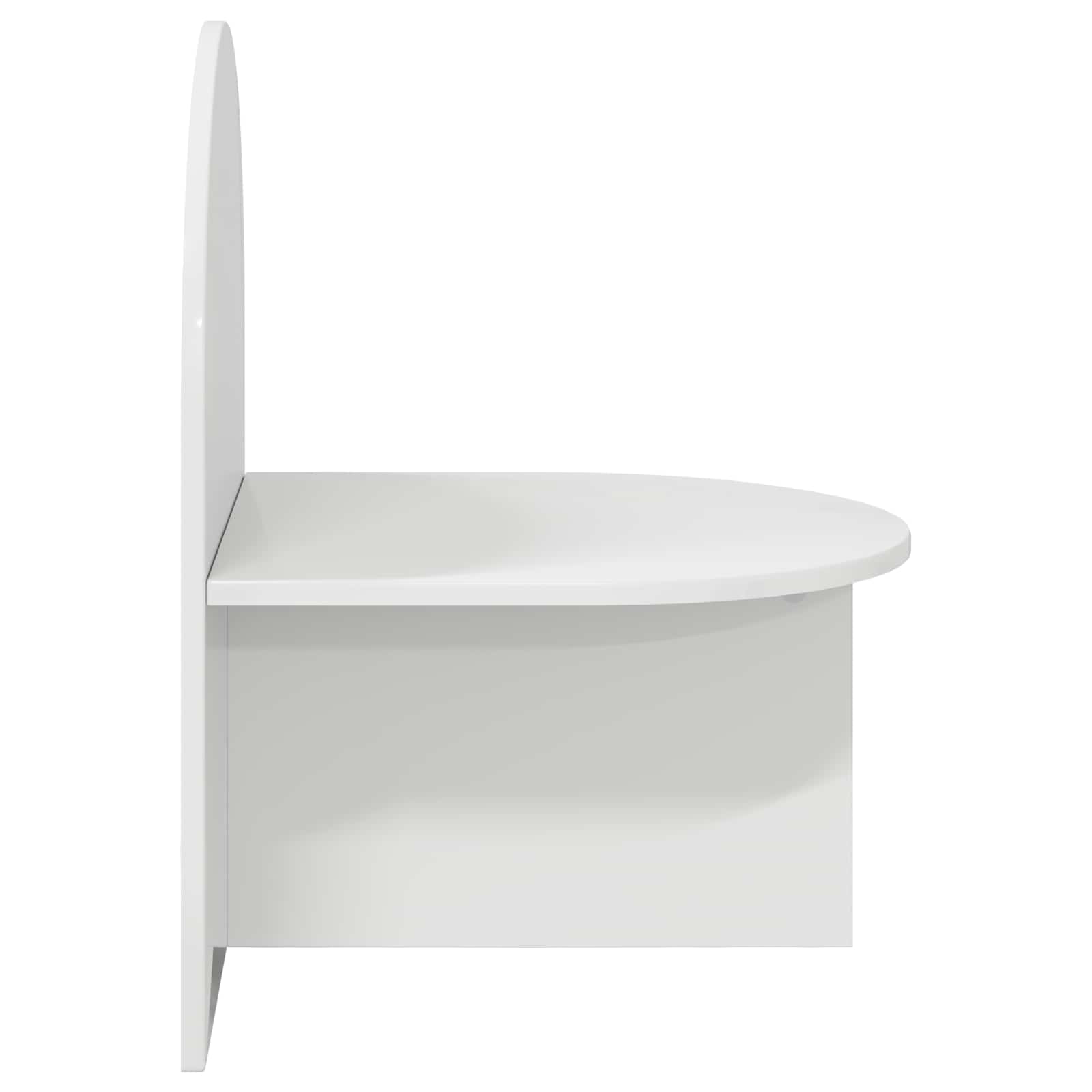 Table de chevet 2 pcs Blanc brillant 48 x 49 x 65 cm - XIOS