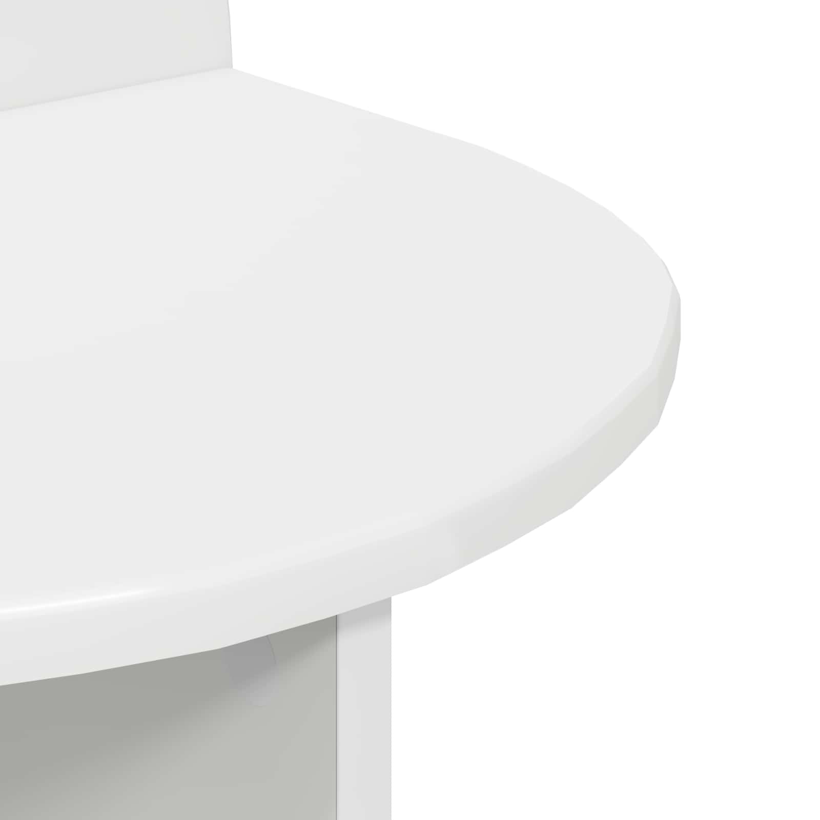 Table de chevet Blanc 40 x 35,5 x 45,5 cm Bois d’ingénierie - XIOS