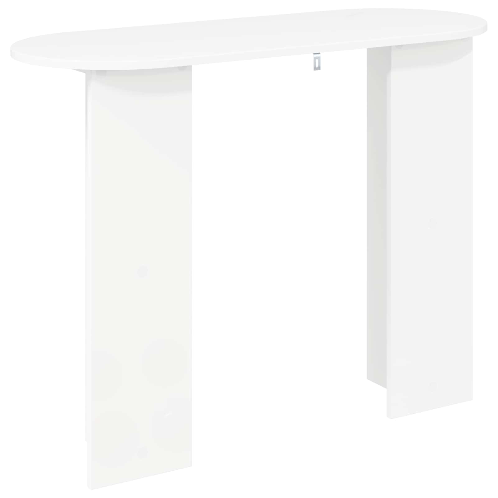 Table console Blanc 100 x 39,5 x 75 cm Bois d'ingénierie - XIOS