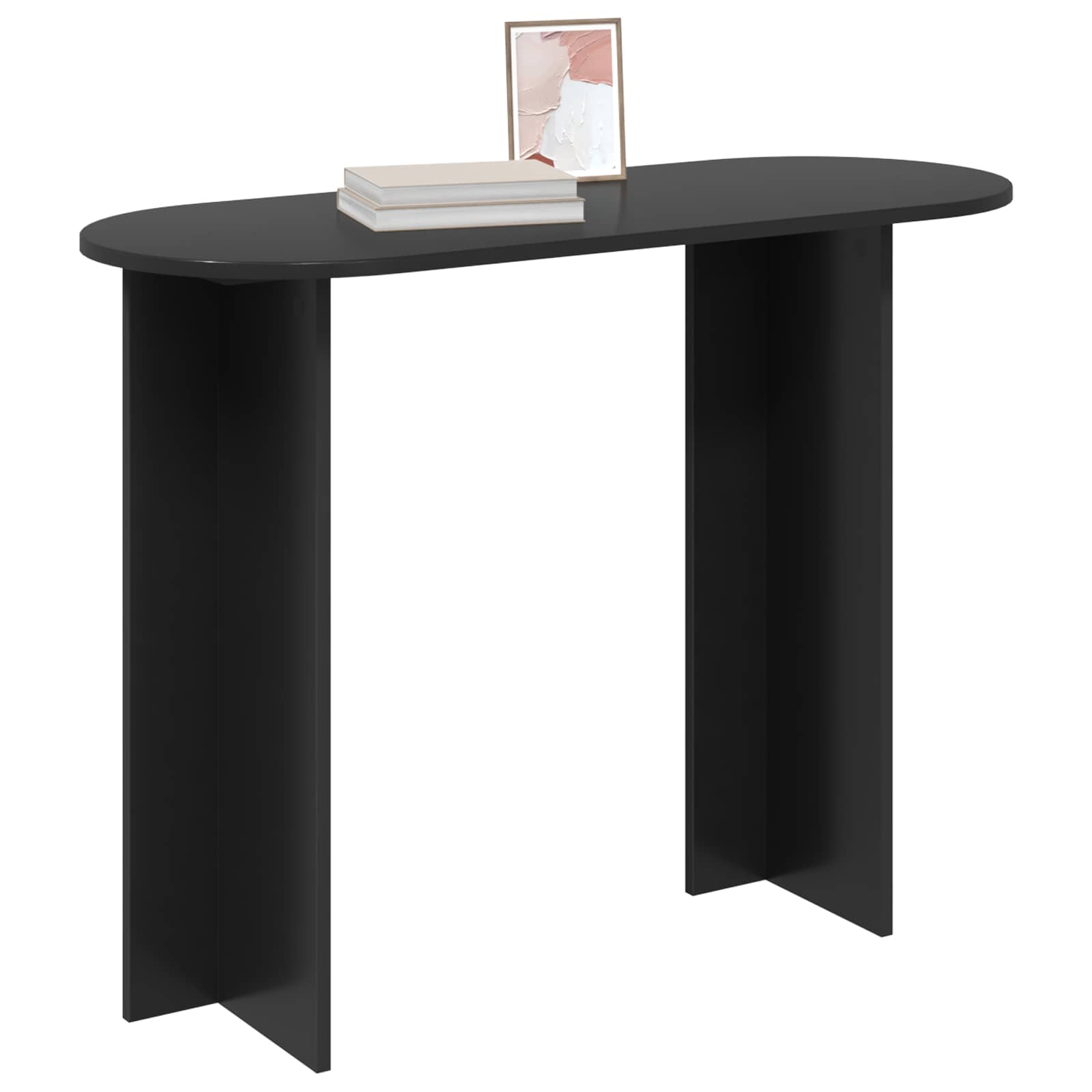 Table console Chêne noir 100 x 39,5 x 75 cm Bois d'ingénierie - XIOS