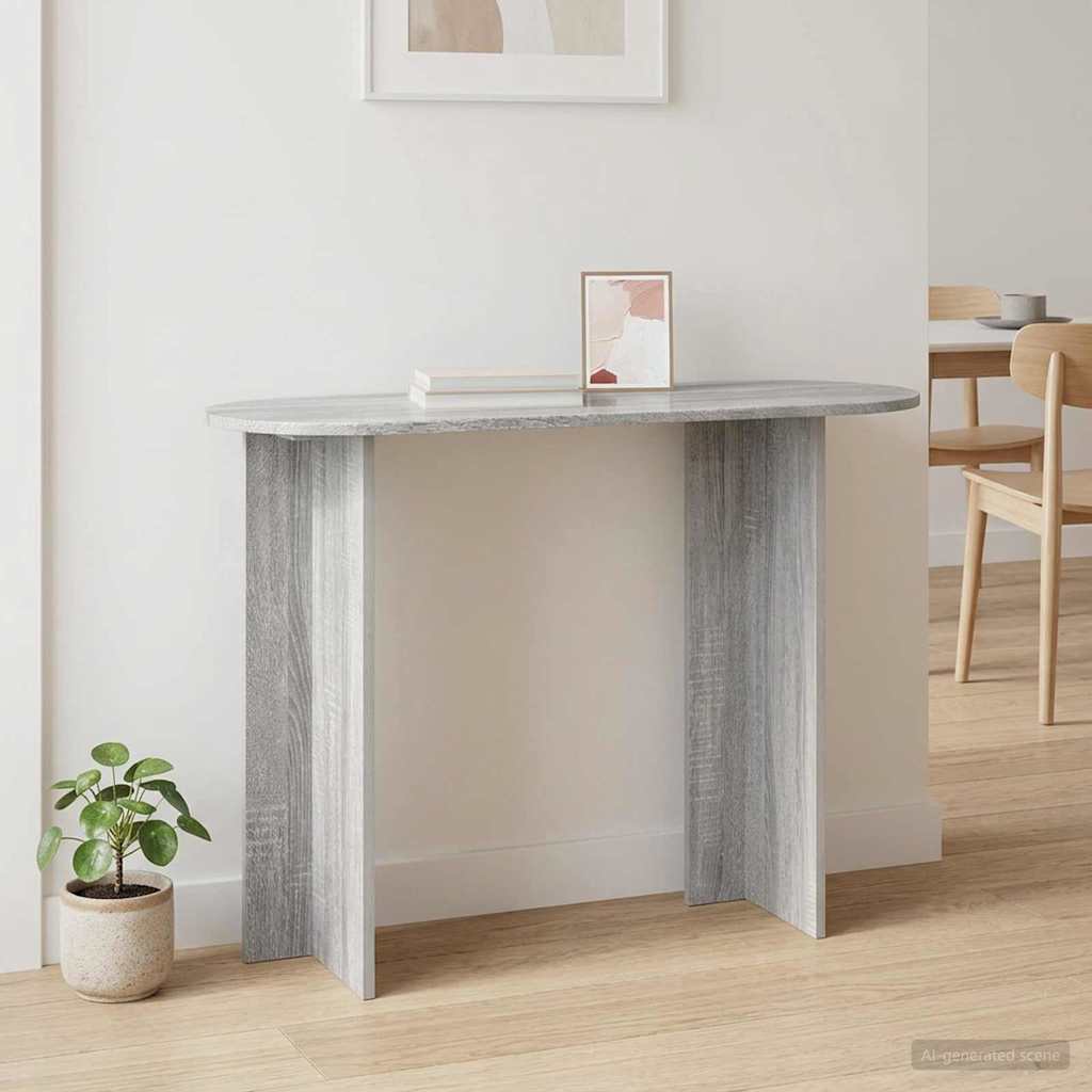 Table console Sonoma gris 100 x 39,5 x 75 cm Bois d'ingénierie - XIOS