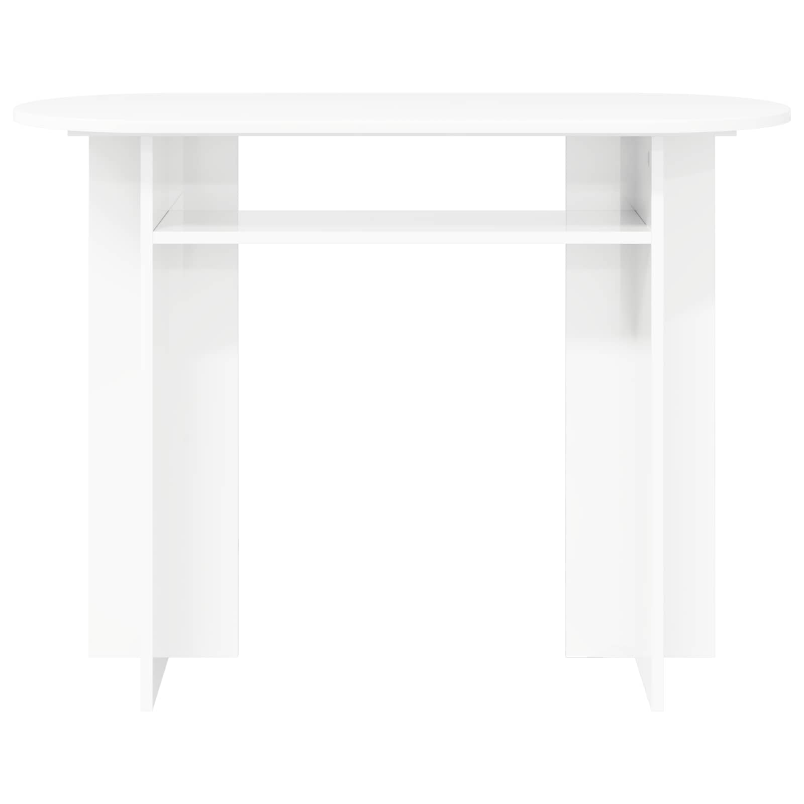 Table console Blanc 100 x 39,5 x 75 cm Bois d'ingénierie - XIOS