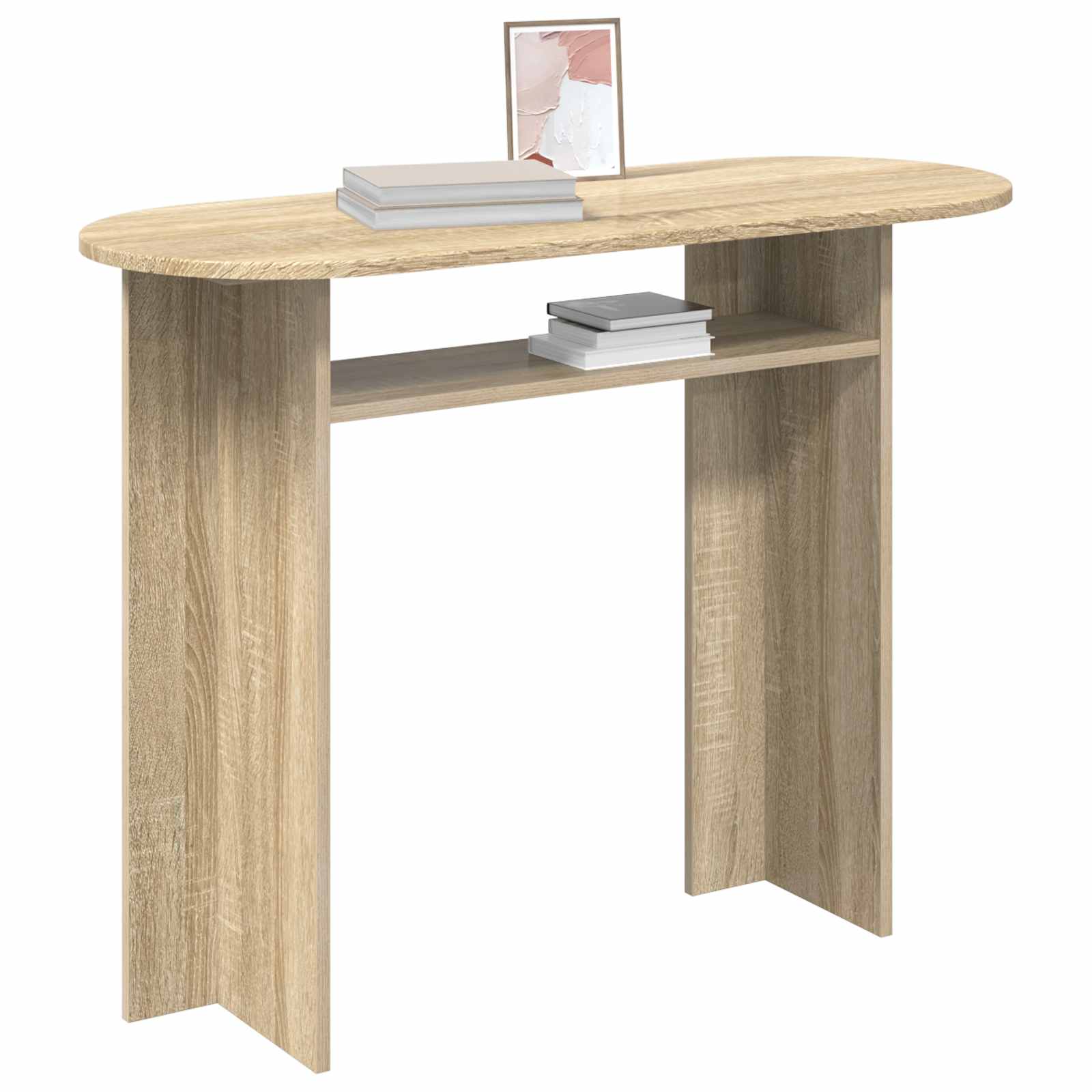 Table console Chêne Sonoma 100 x 39,5 x 75 cm Bois d'ingénierie - XIOS