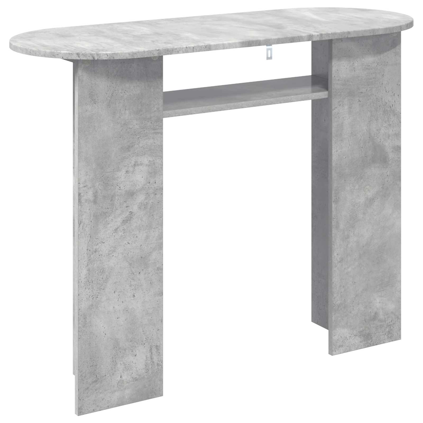 Table console Gris béton 100 x 39,5 x 75 cm Bois d'ingénierie - XIOS